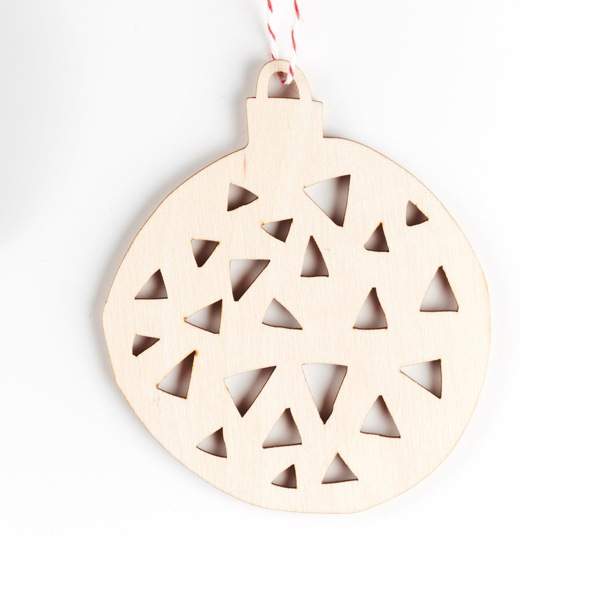 Holiday Triangles Ball Ornament