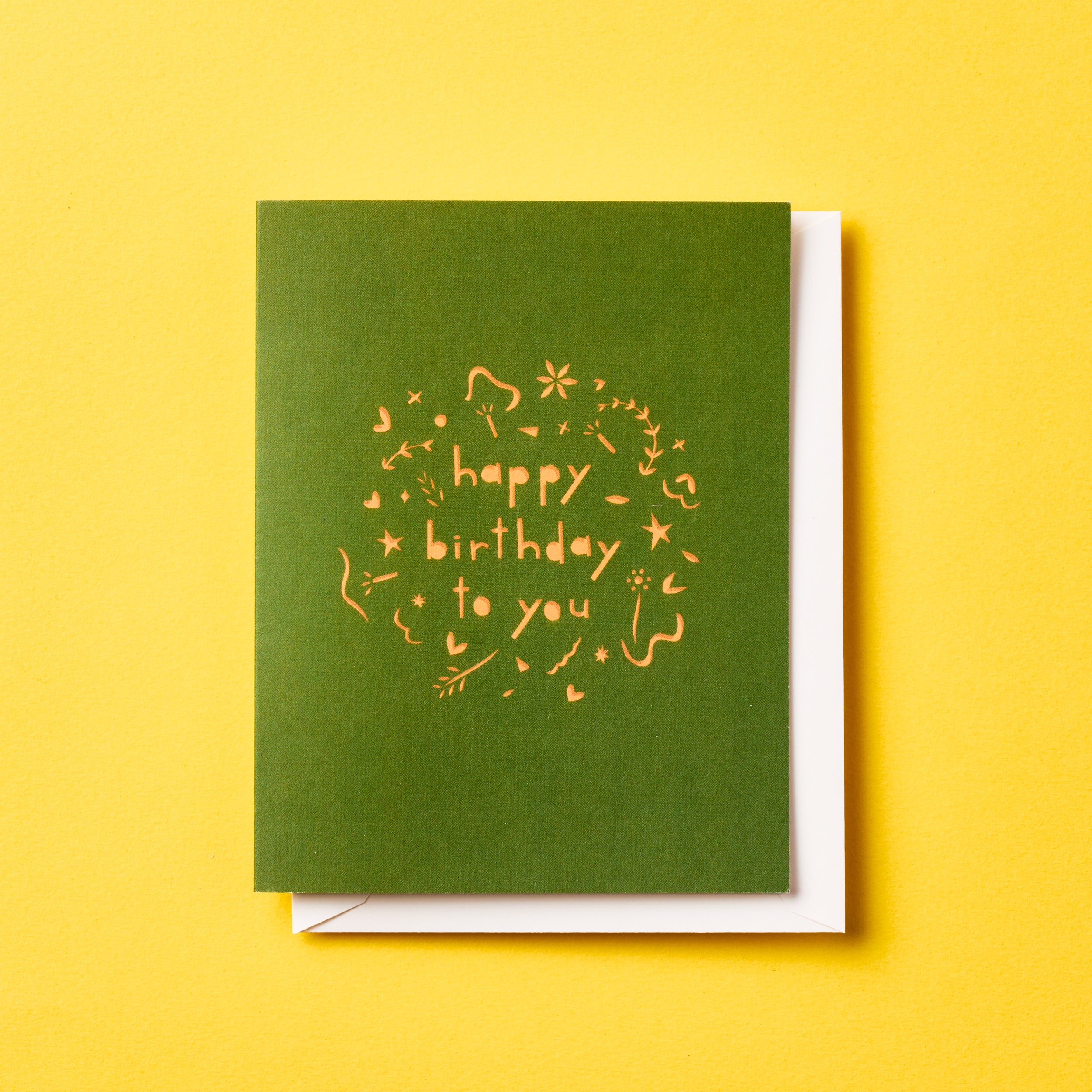 Happy Birthday Celebration Greeting Card