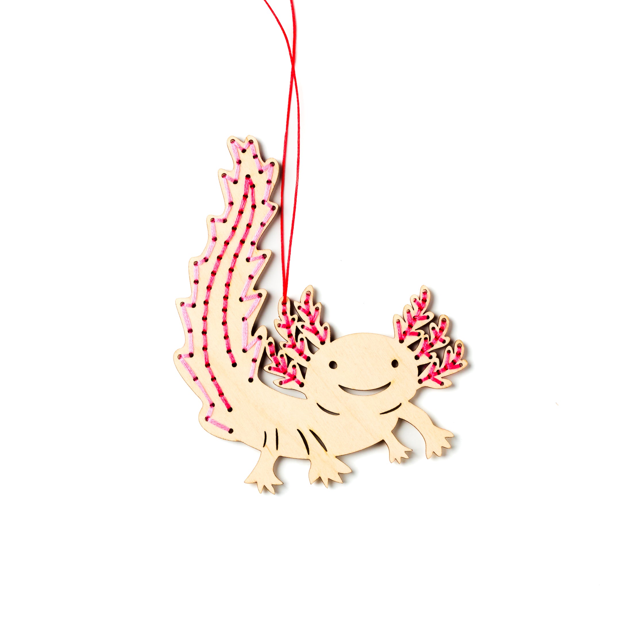 Axolotl Cross Stitch DIY Kit
