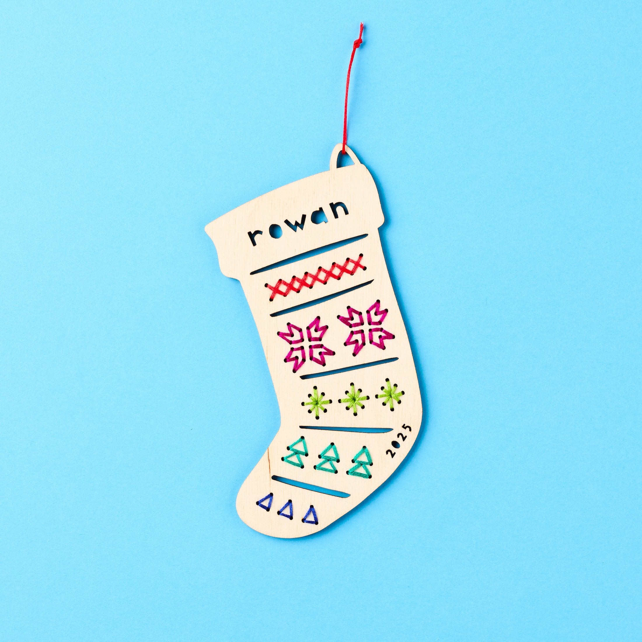 Custom Stocking Cross Stitch DIY Kit