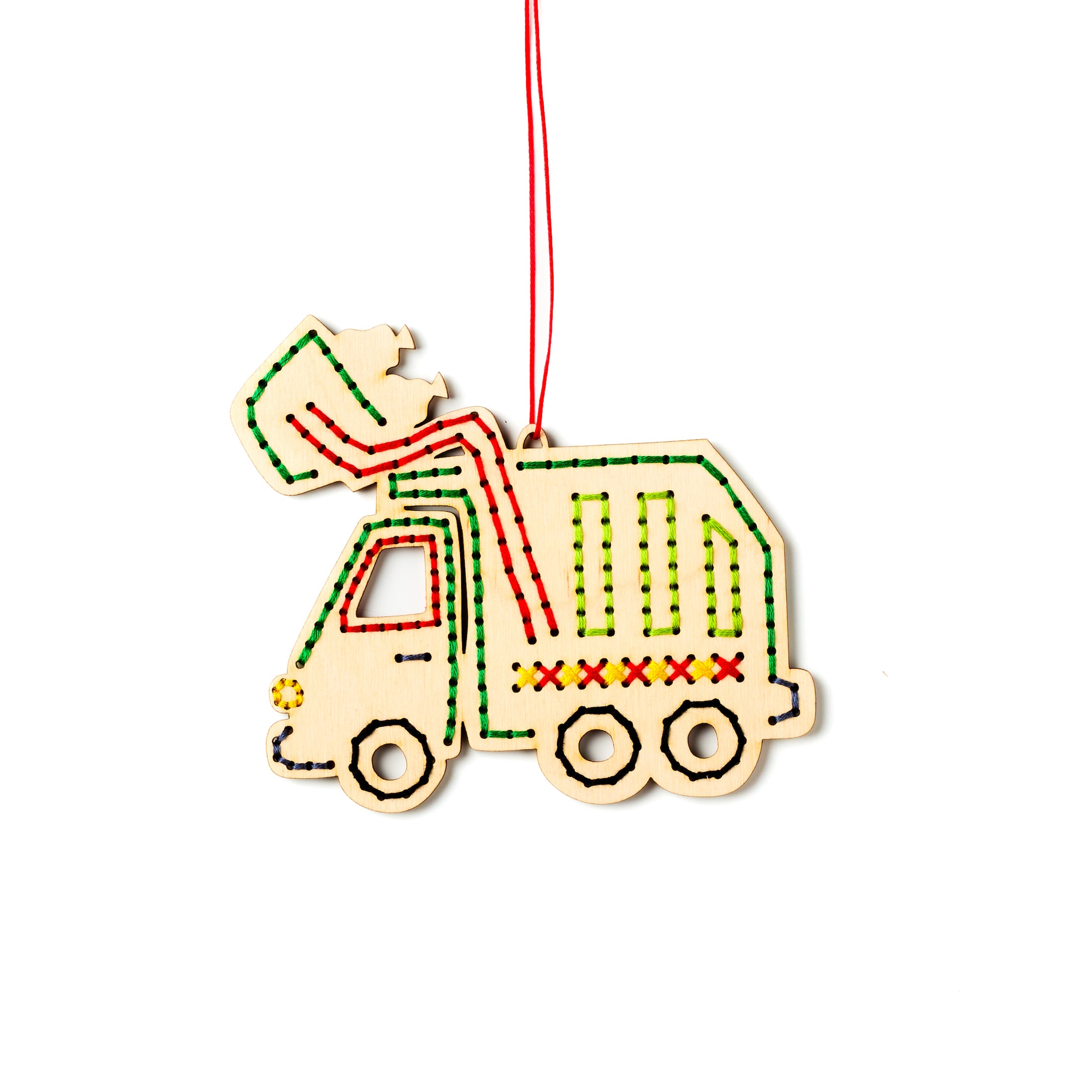 Garbage Truck Cross-Stitch DIY Kit
