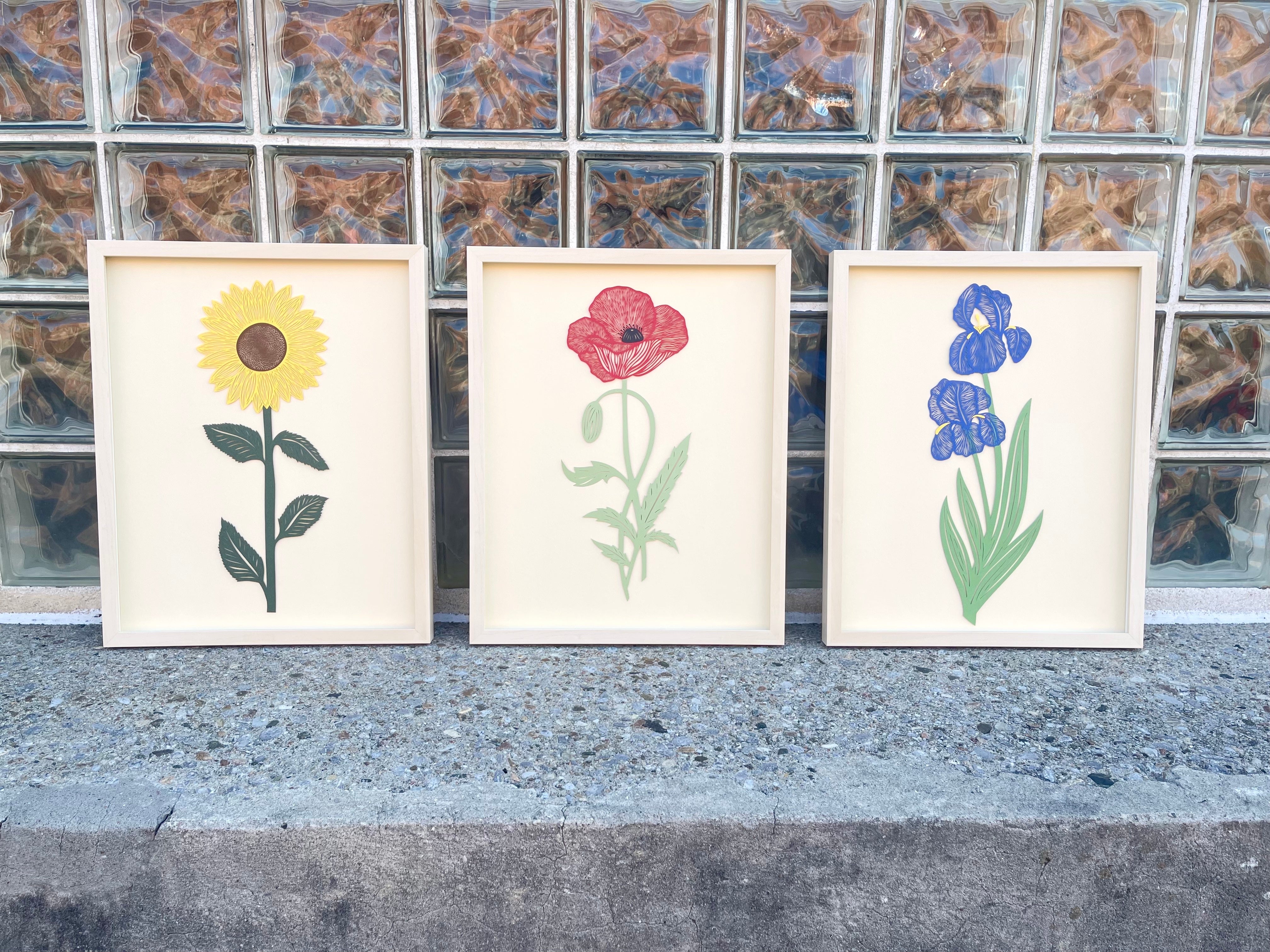 Poppy Flower Papercutting