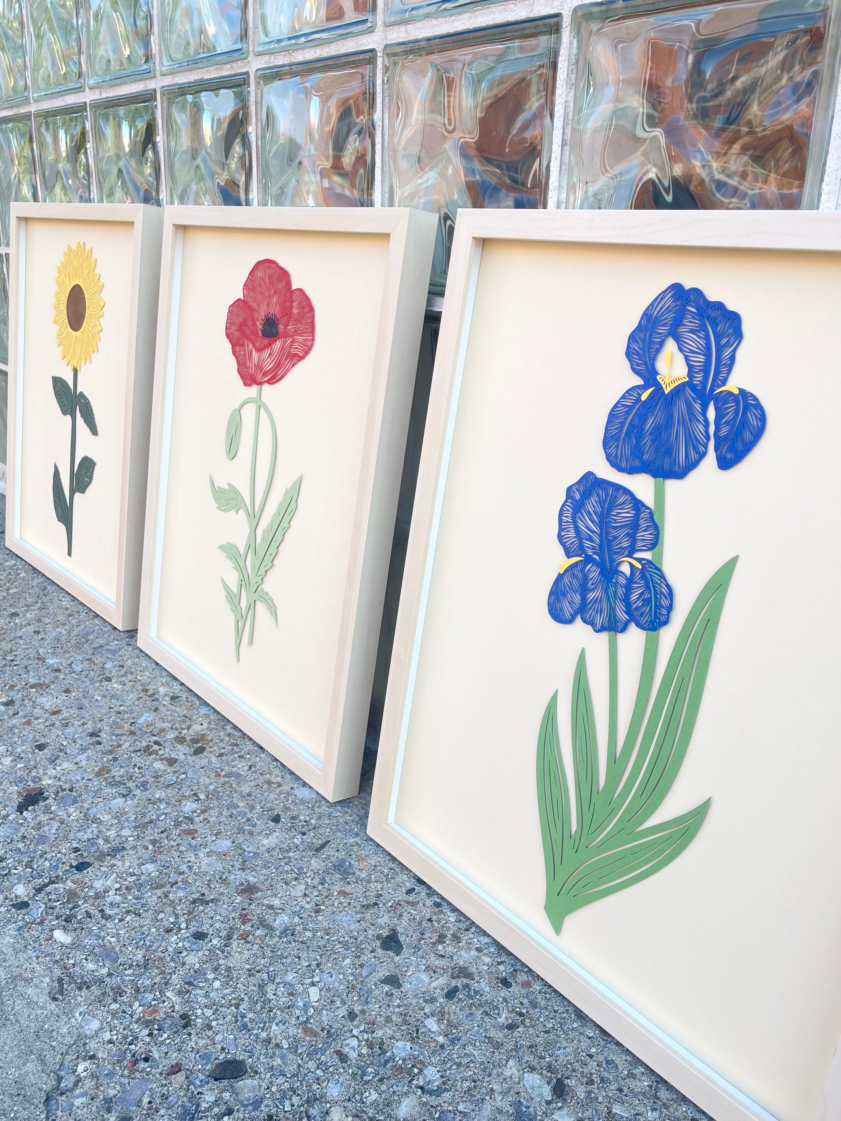 Poppy Flower Papercutting