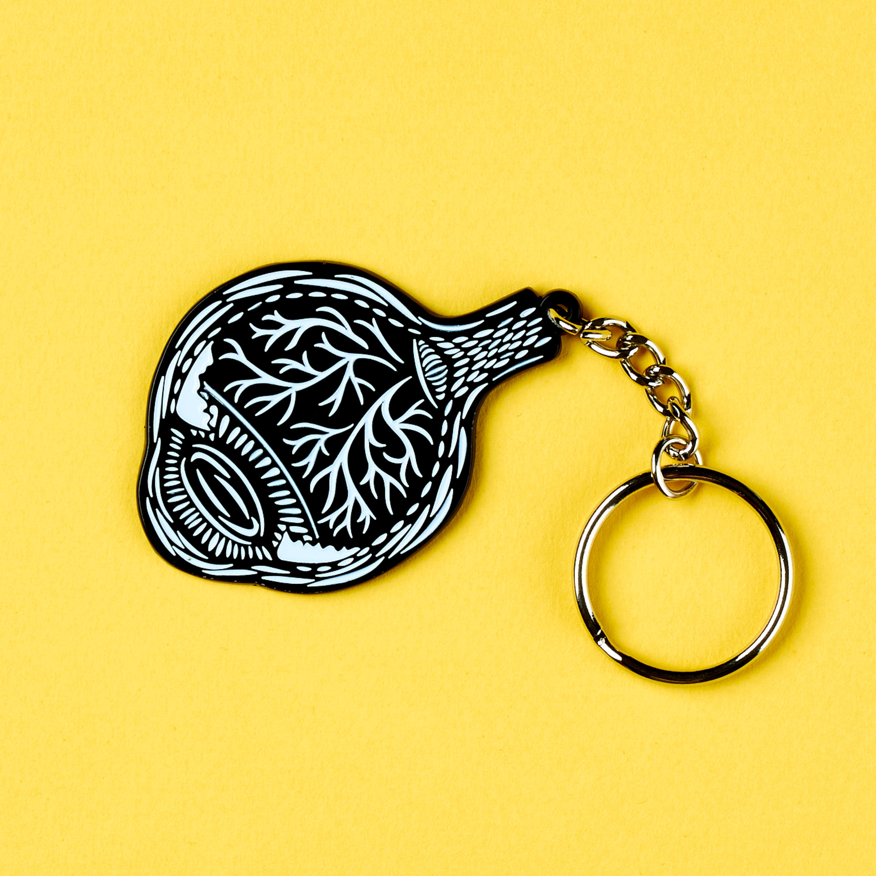 Eyeball Enamel Keychain