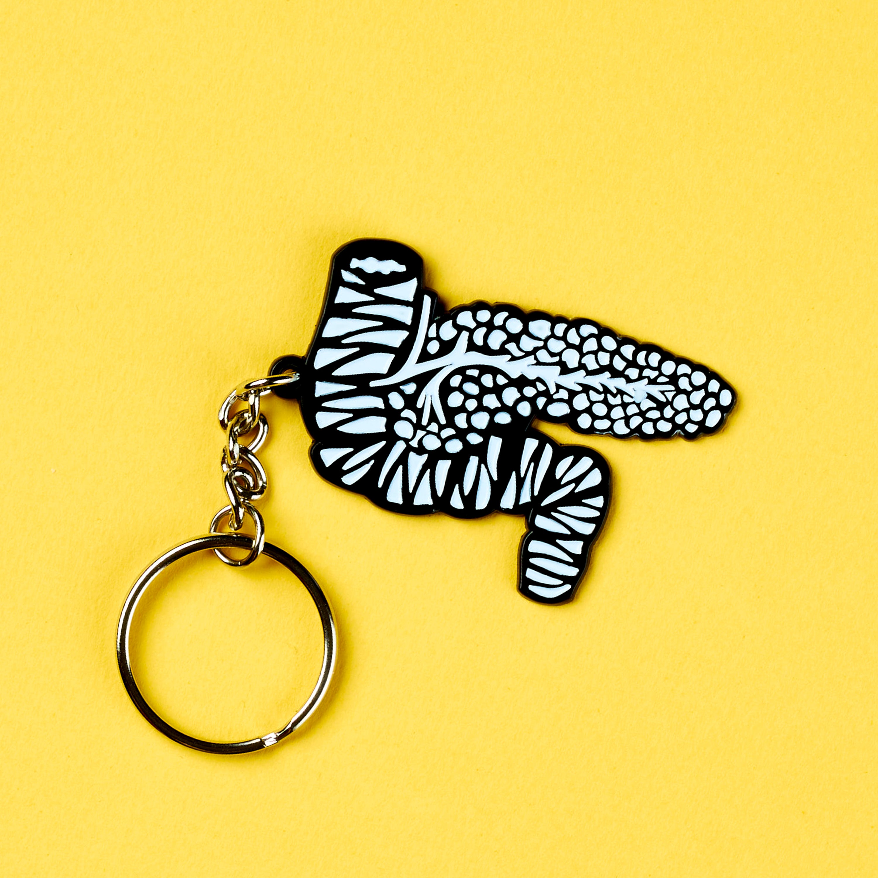 Pancreas Enamel Keychain
