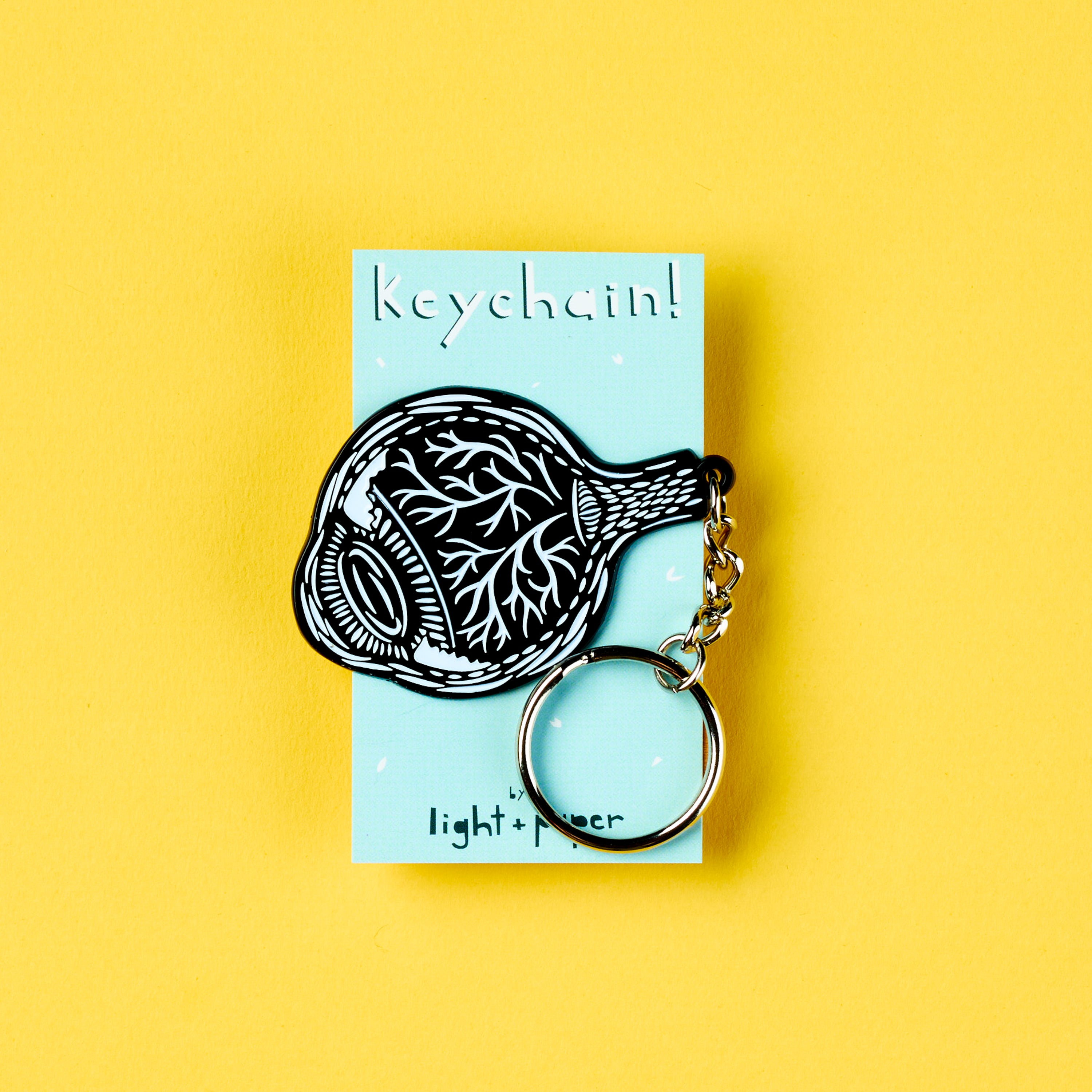 Eyeball Enamel Keychain