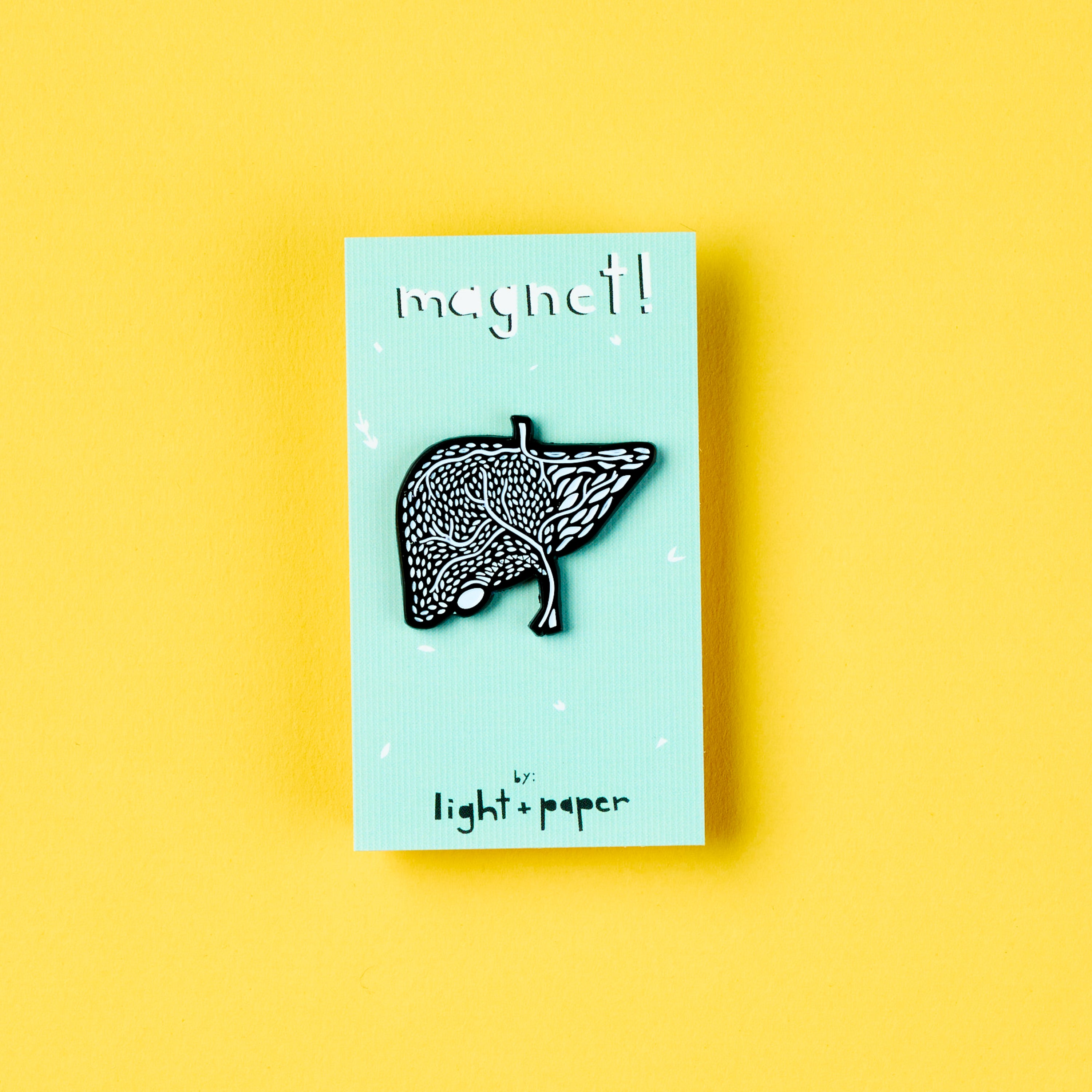 Liver Enamel Magnet