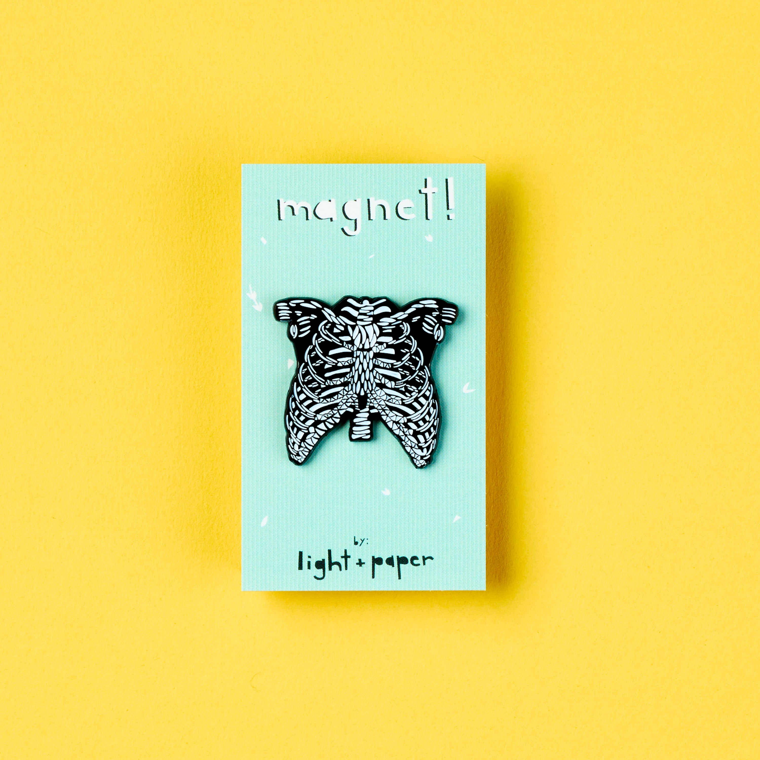 Ribcage Enamel Magnet