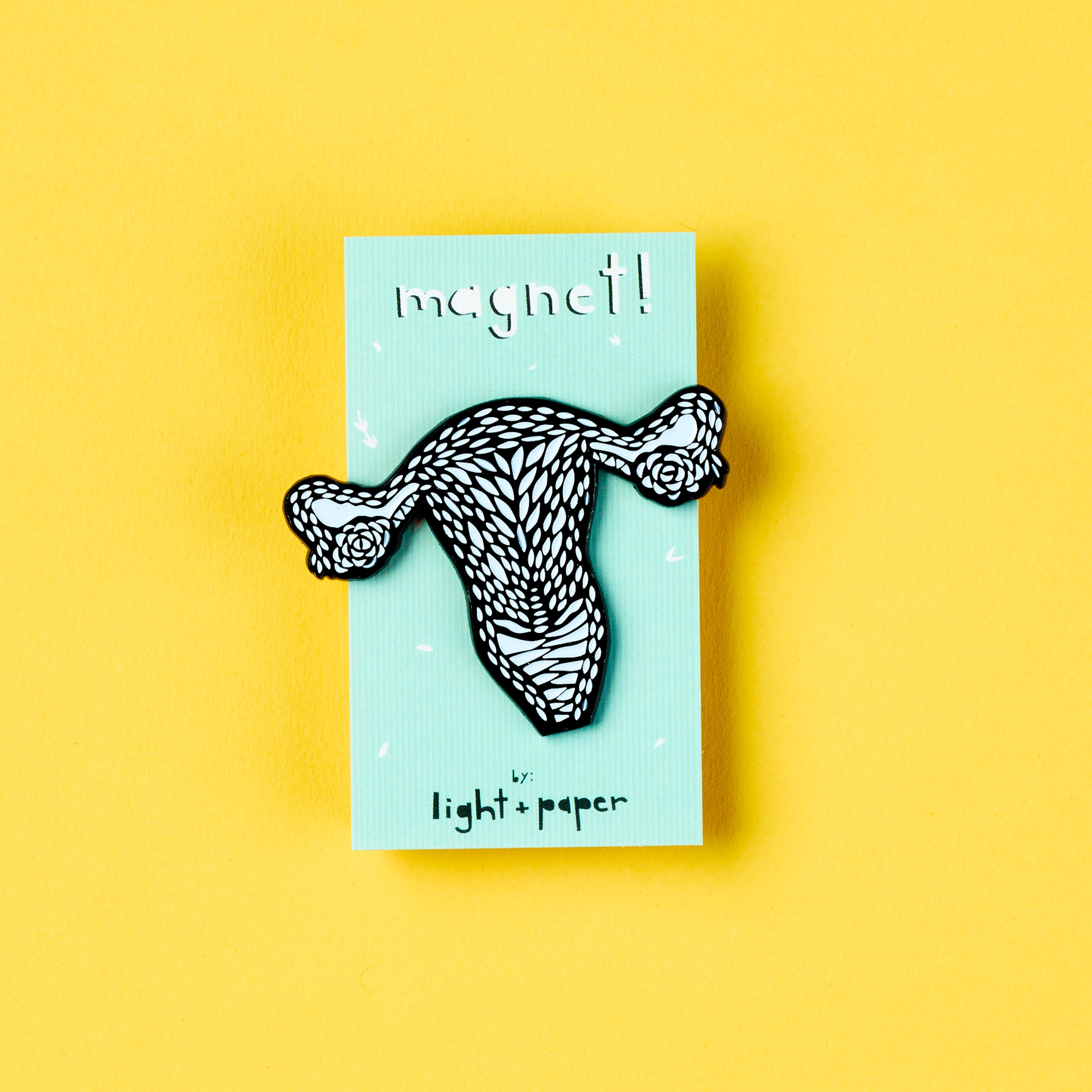 Uterus Enamel Magnet
