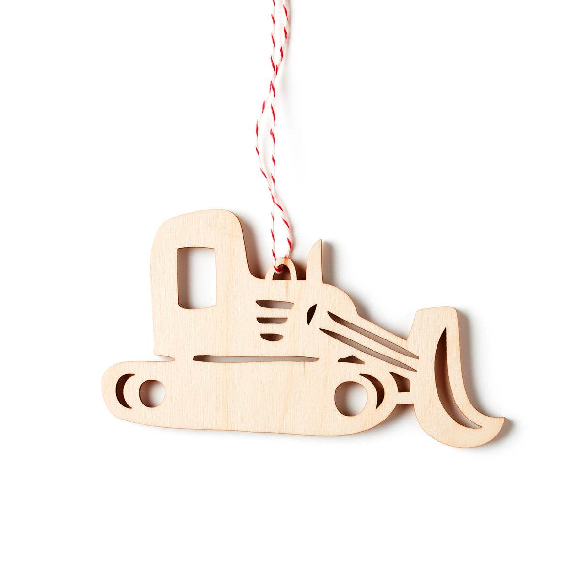 Bulldozer Construction Ornament
