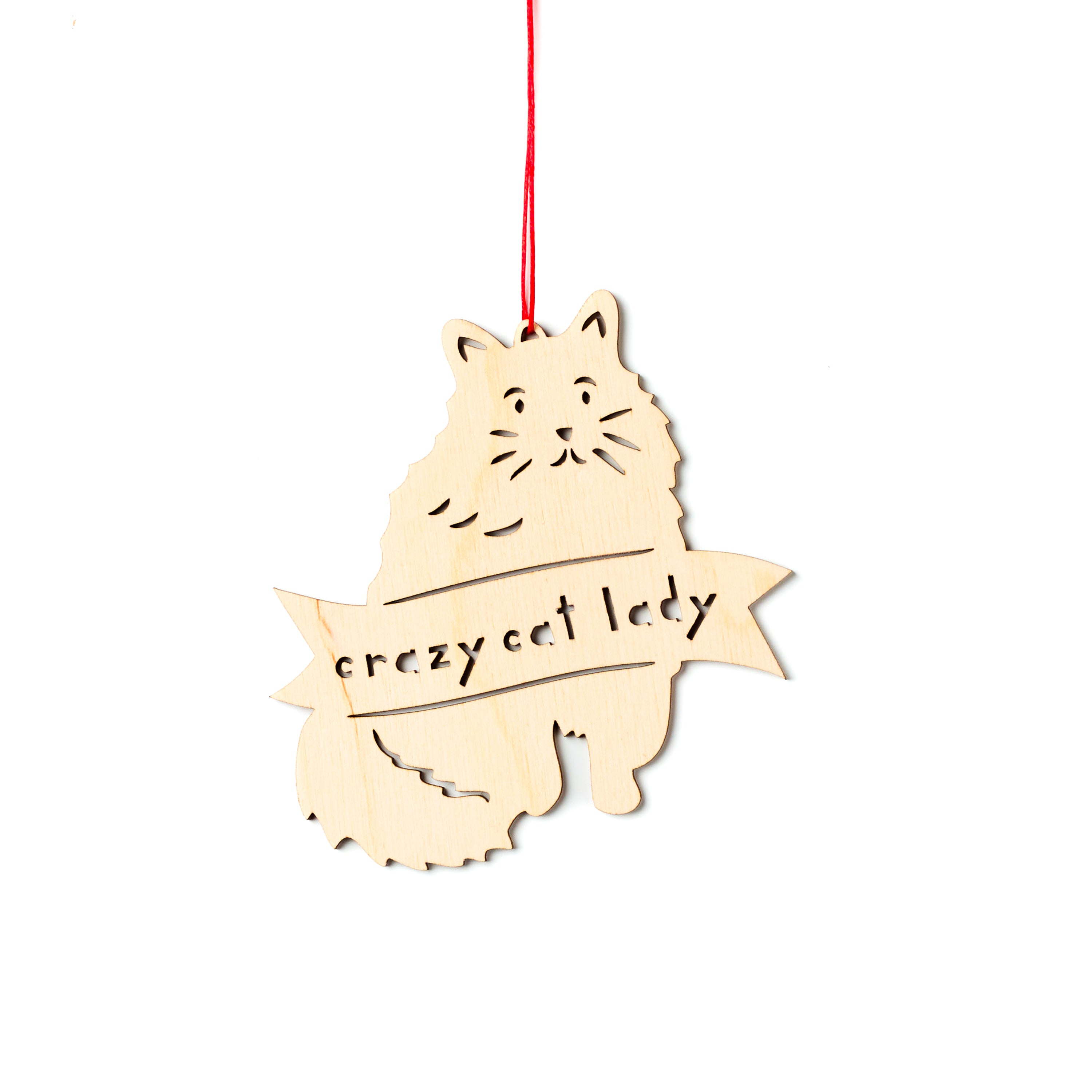 Crazy or Childless Cat/Dog lady Ornament