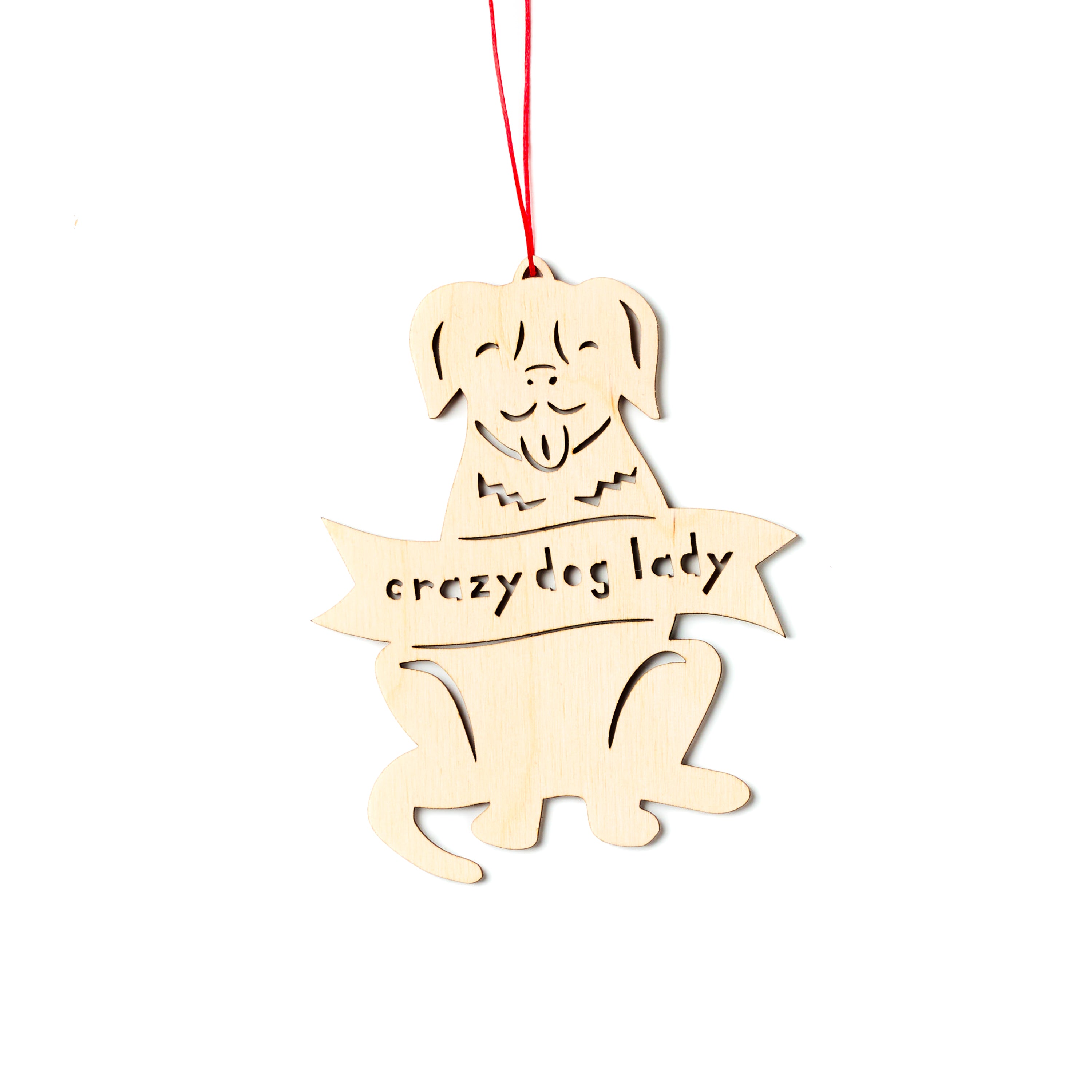 Crazy or Childless Cat/Dog lady Ornament