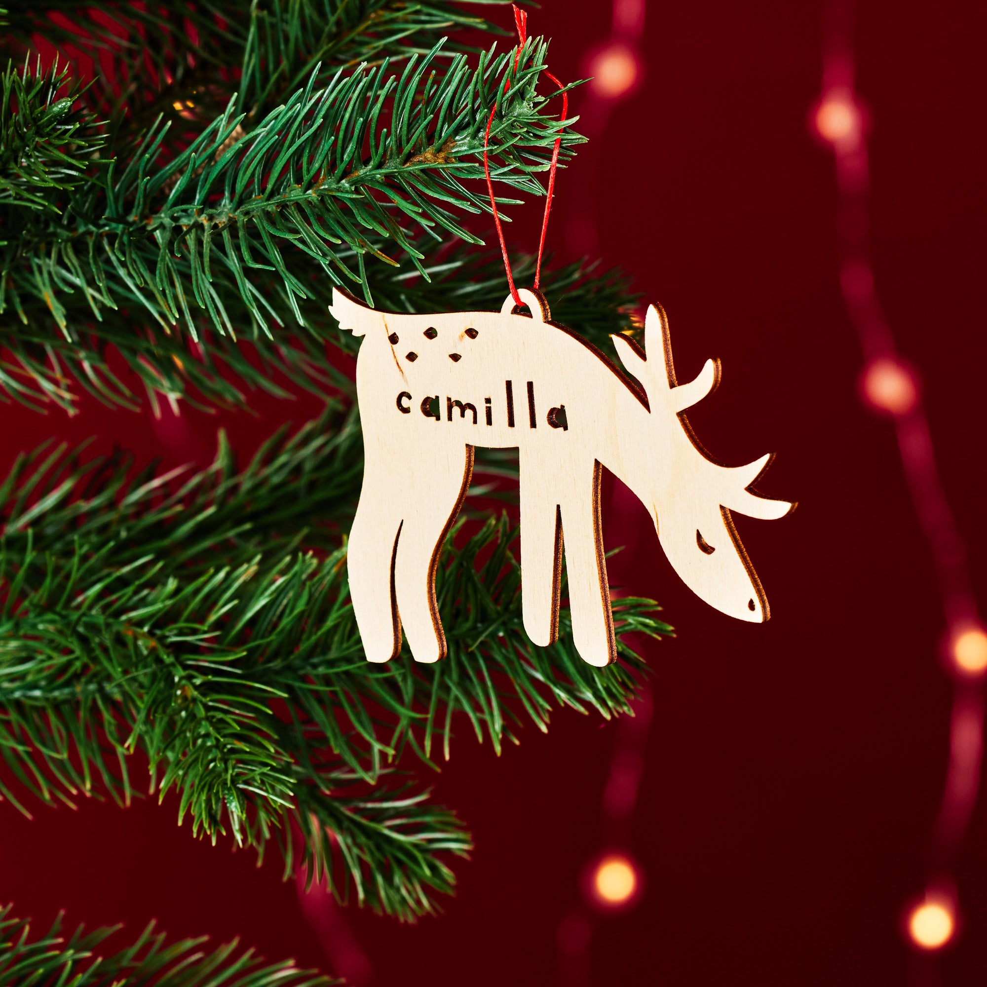 Deer Custom Ornament