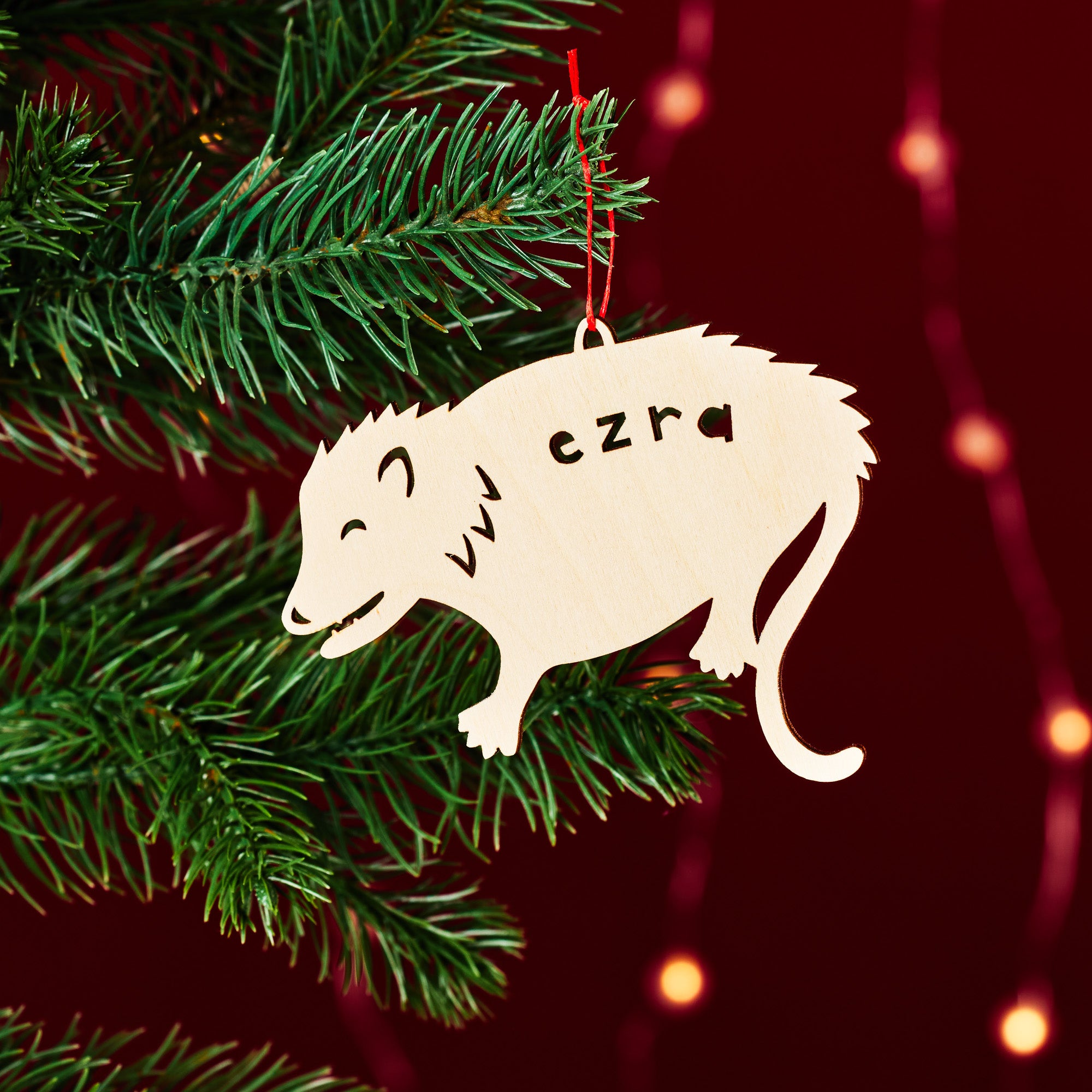 Possum Custom Ornament