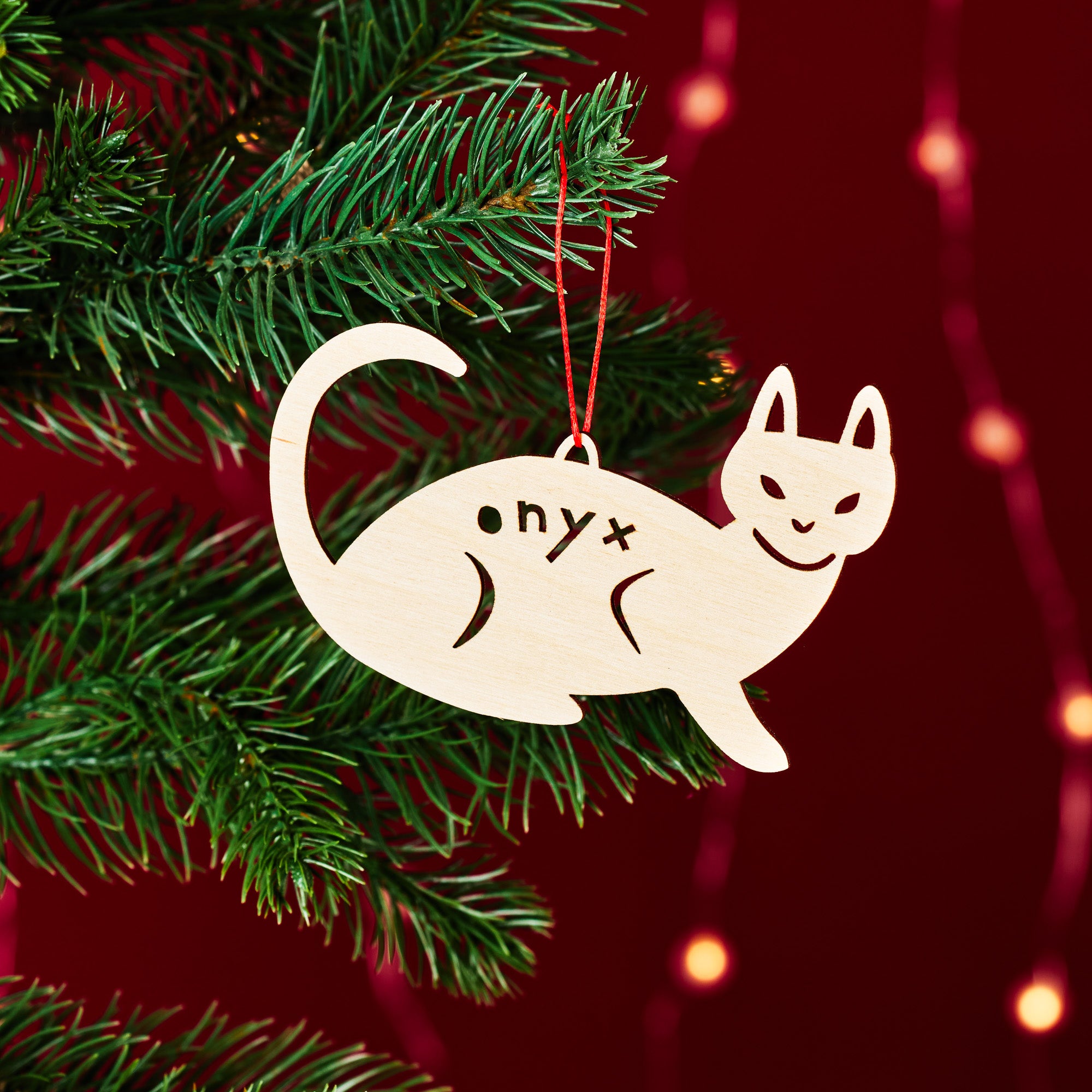 Siamese Thai Cat Custom Ornament