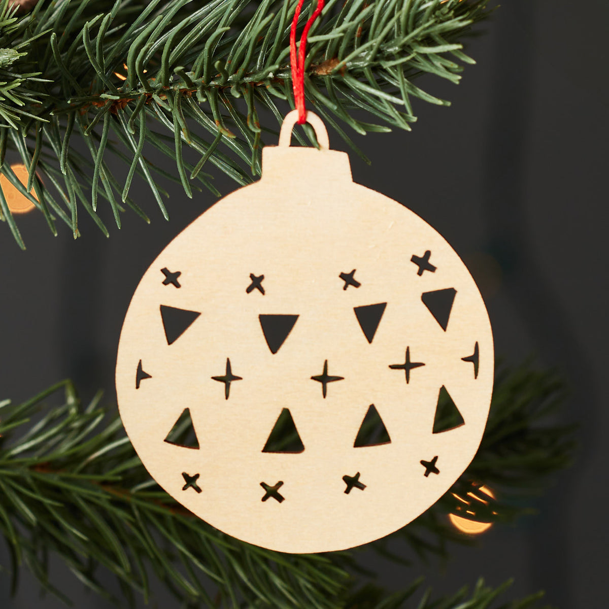 Holiday Deco Ball Ornament