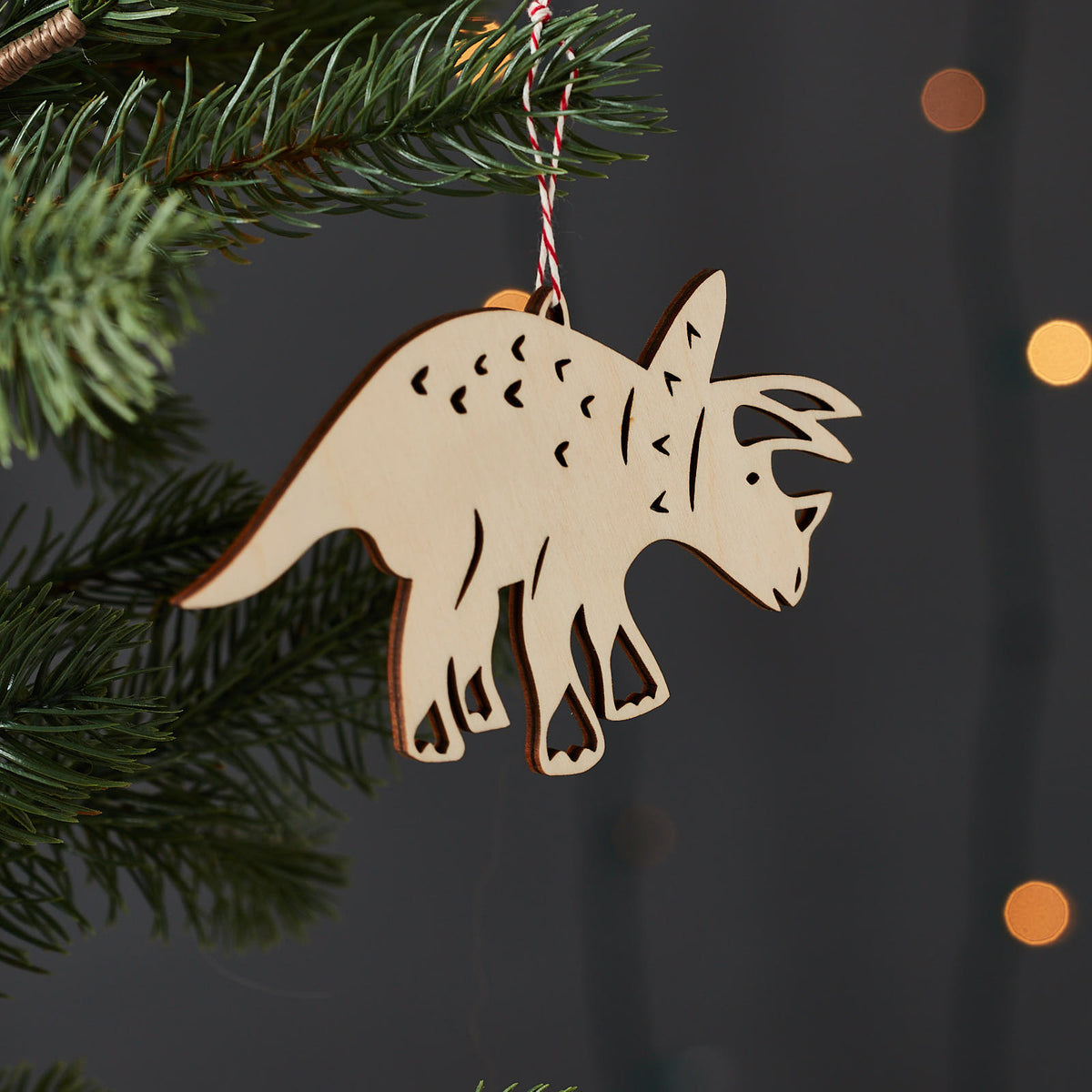 Triceratops Dinosaur Ornament