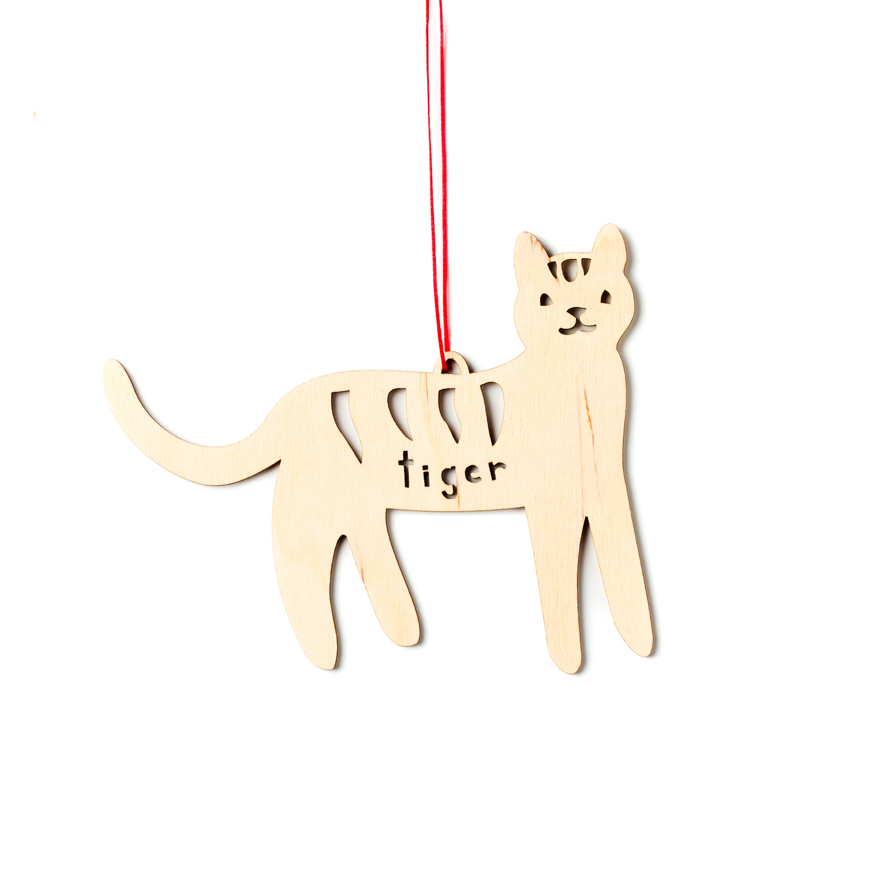 Bengal Tiger Cat Custom Ornament