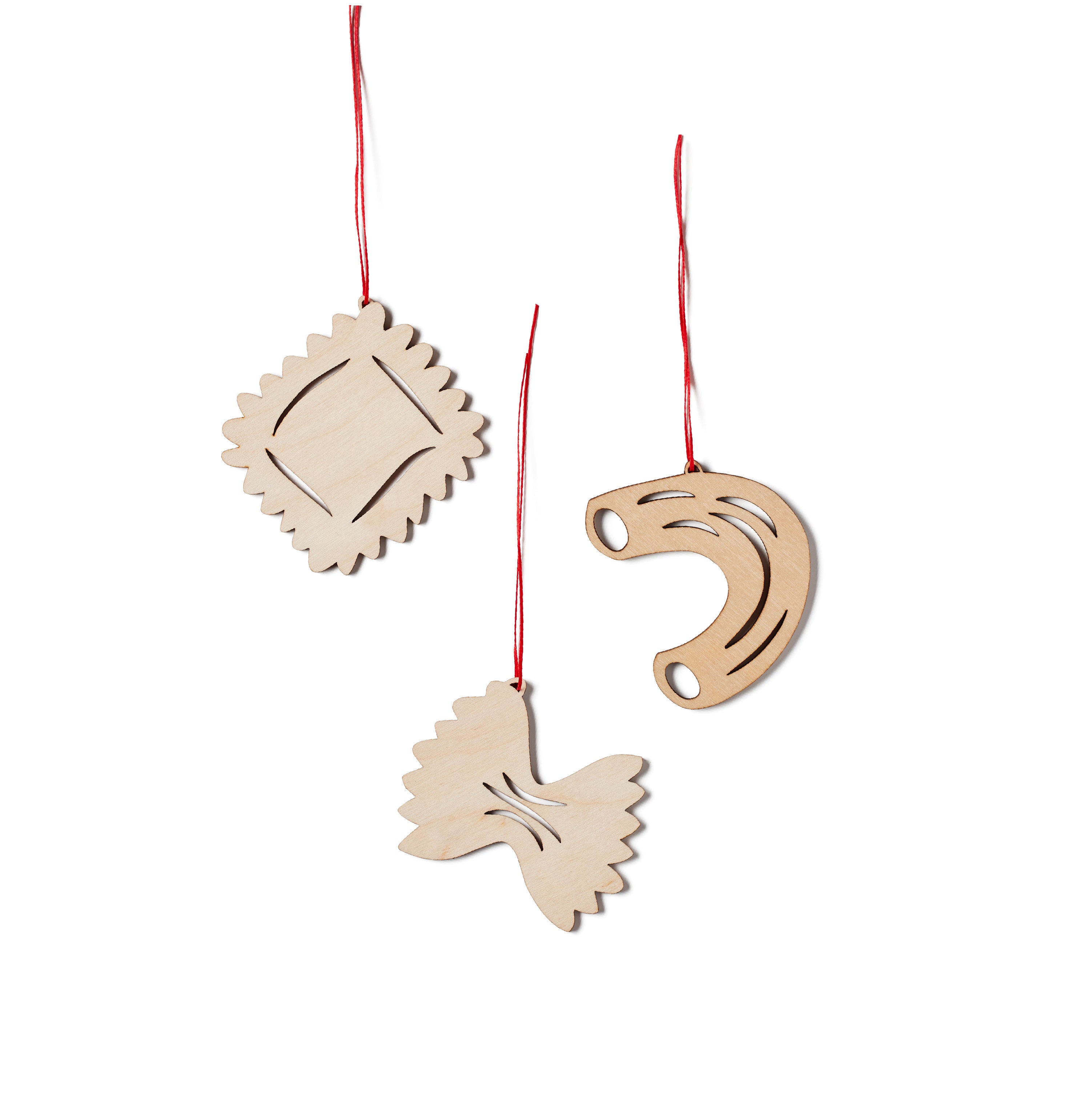 Pasta Ornaments