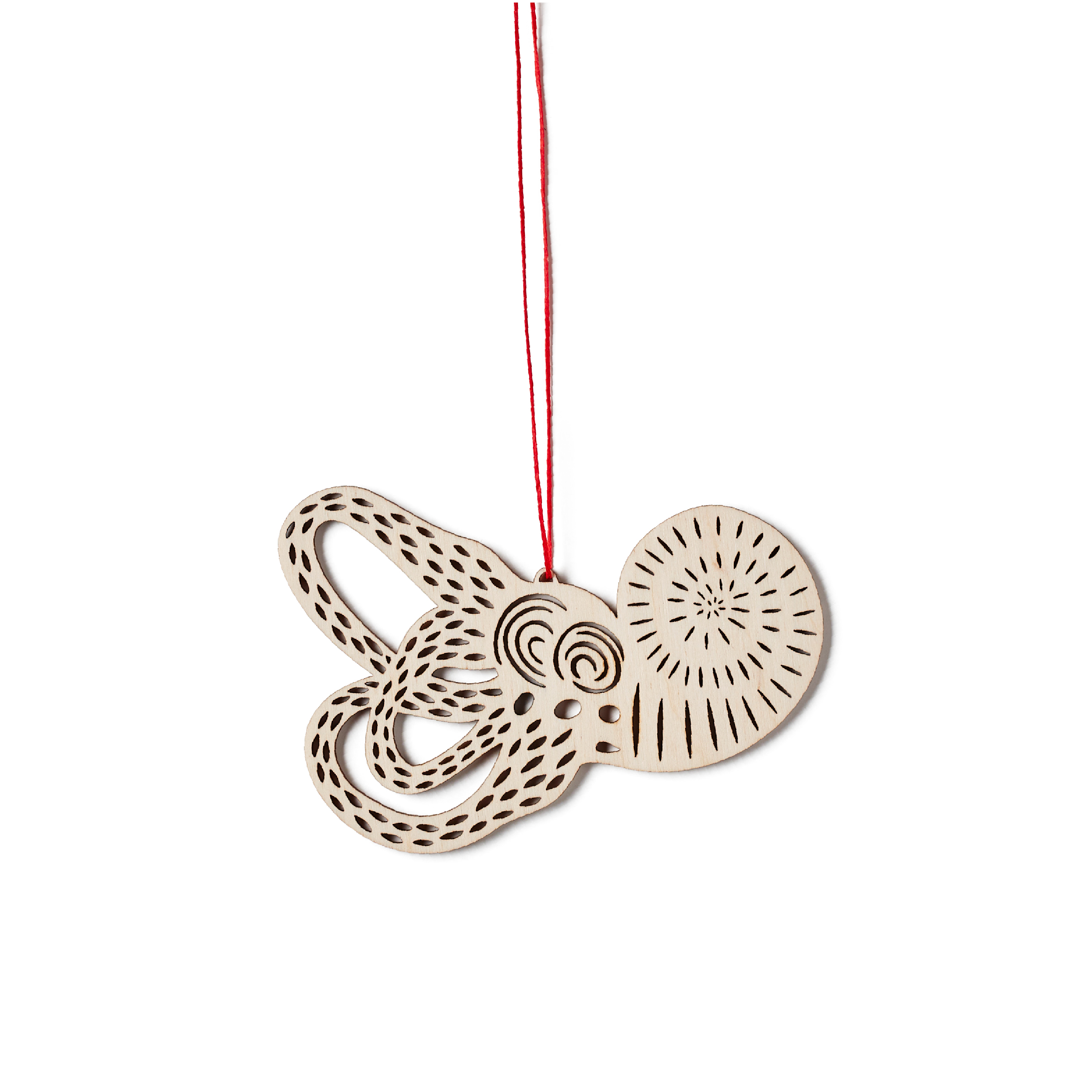 Inner Ear Cochlea Anatomy Ornament