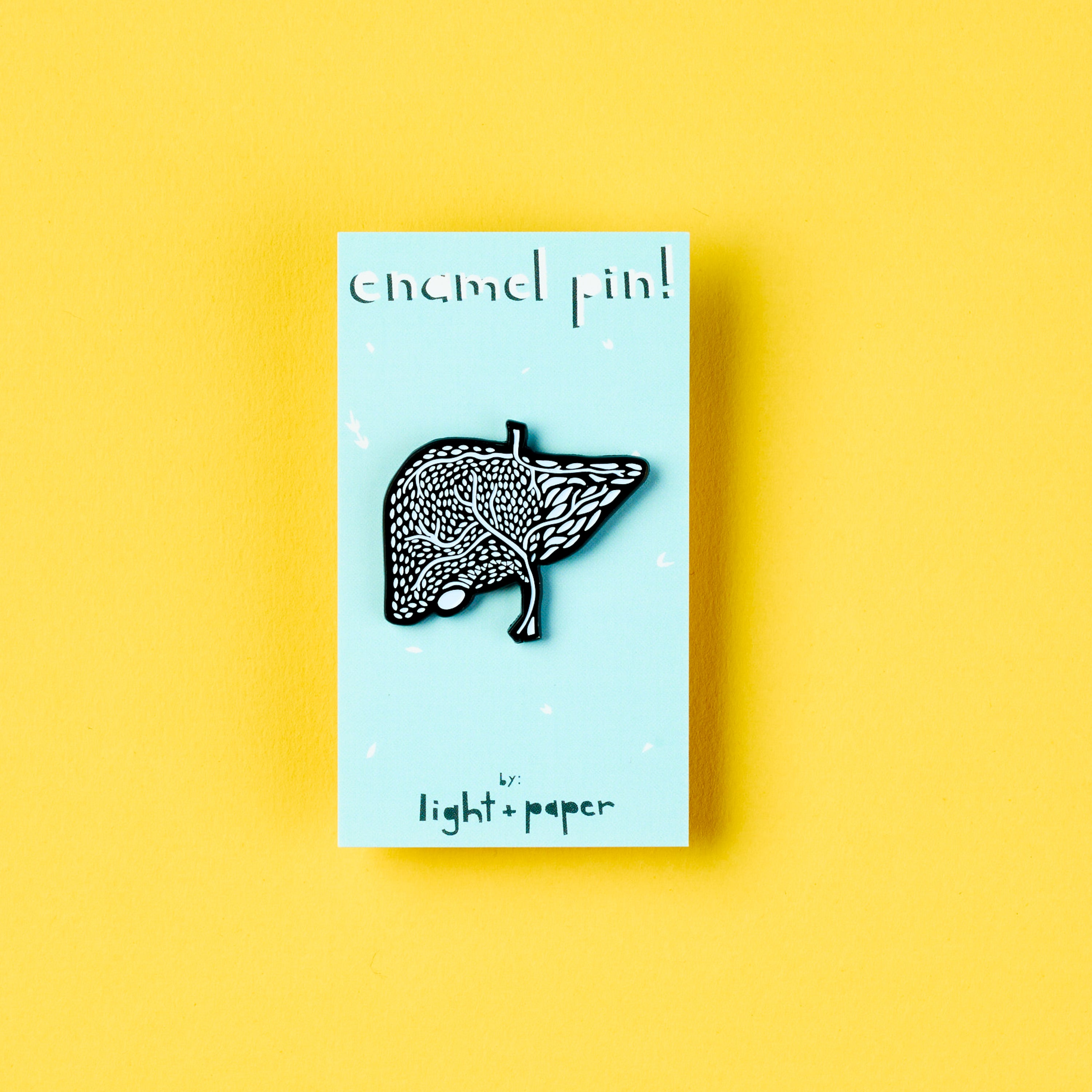 Liver Enamel Pin