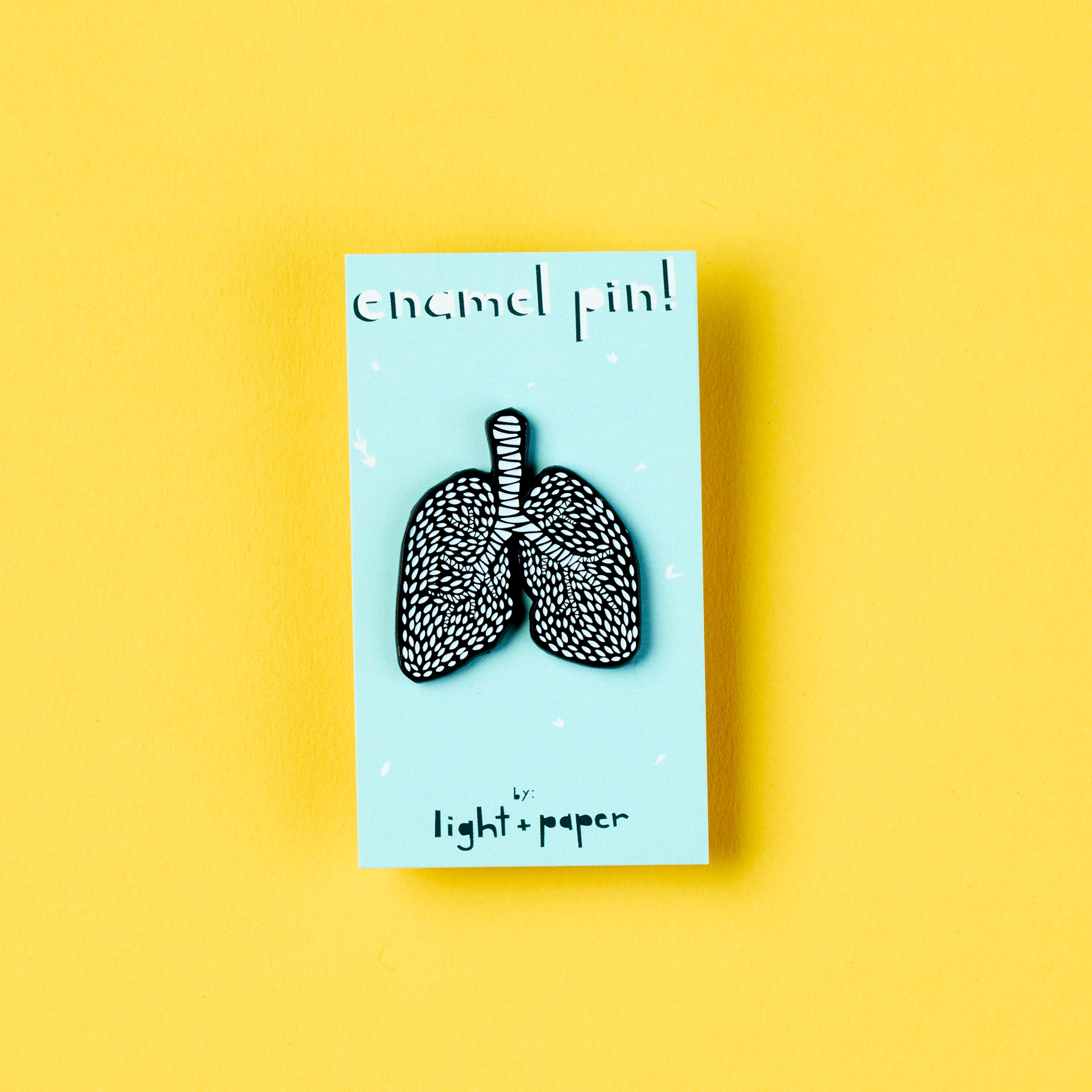 Lungs Enamel Pin
