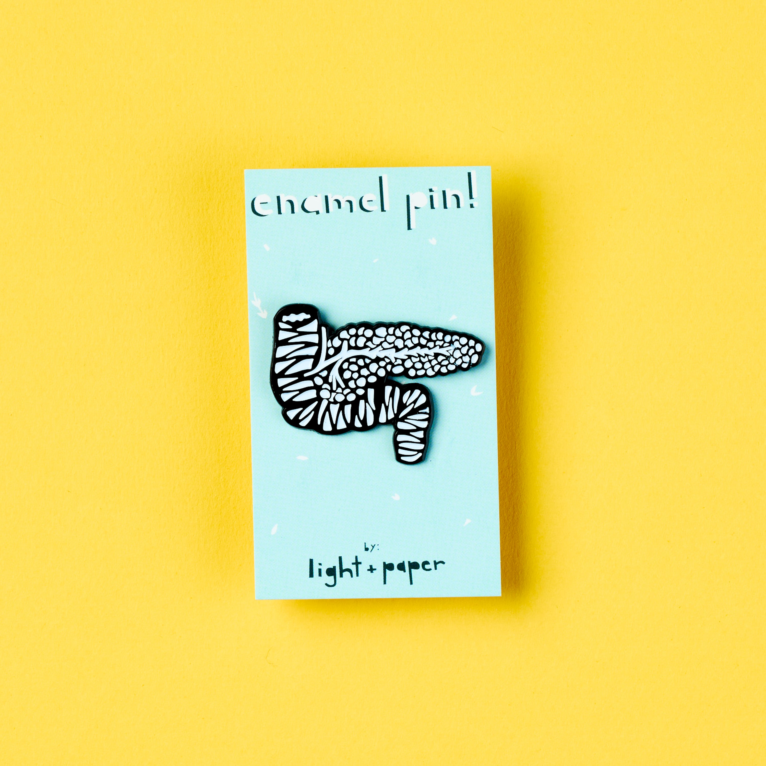 Pancreas Enamel Pin