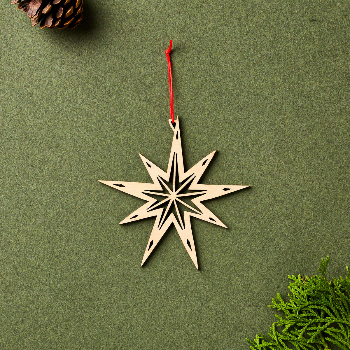 Snowflakes and Stars Ornaments