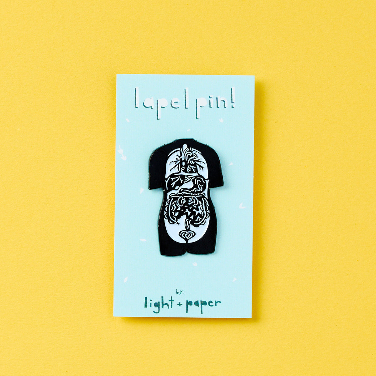 Body Anatomy Lapel Pin