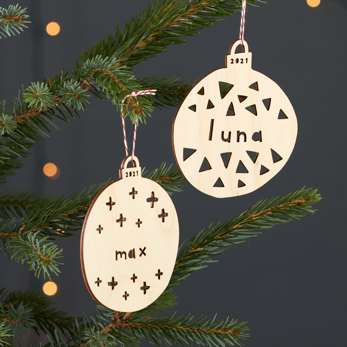Holiday Triangles Ball Ornament