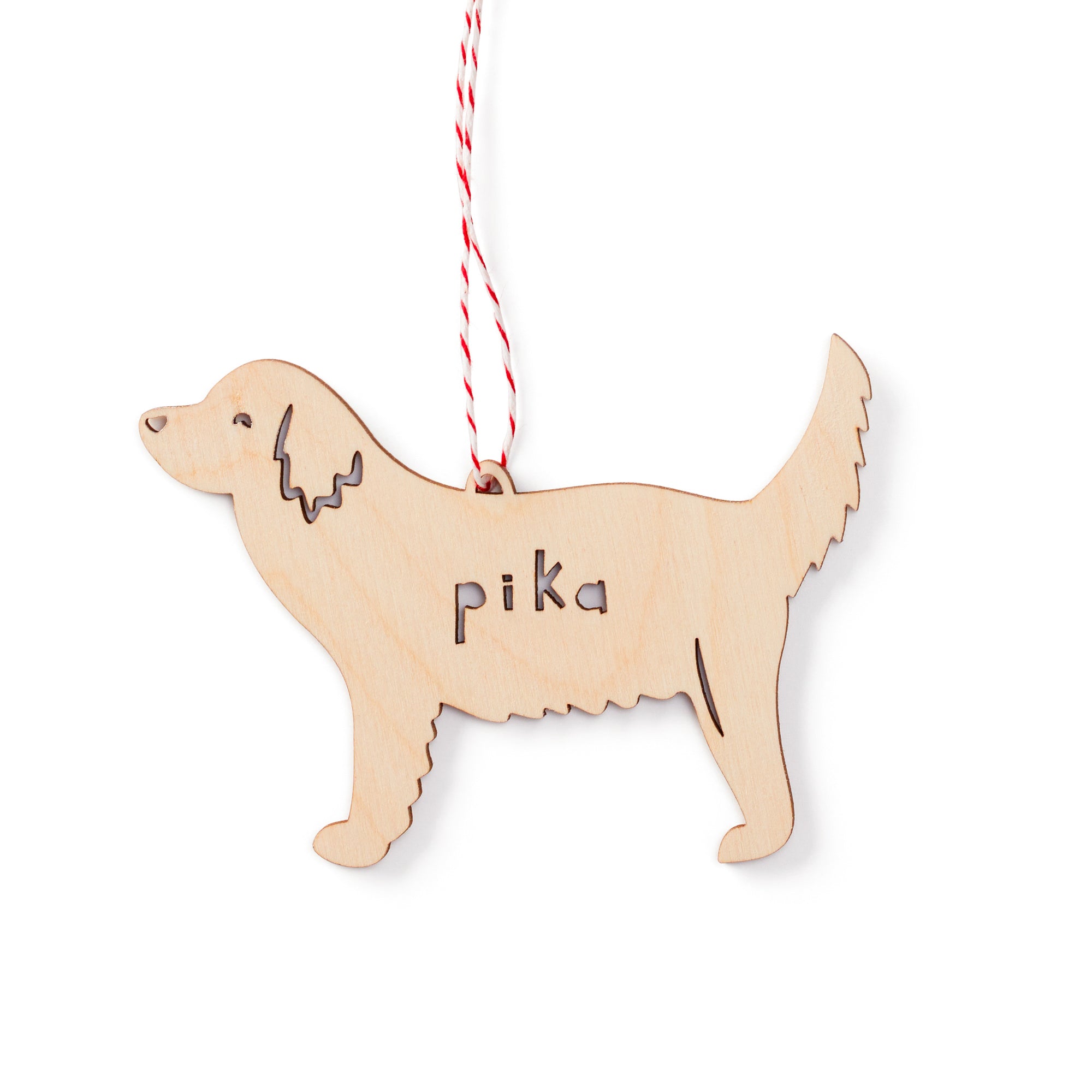 Golden Retriever/Fluffy mix - Dog Custom Ornament