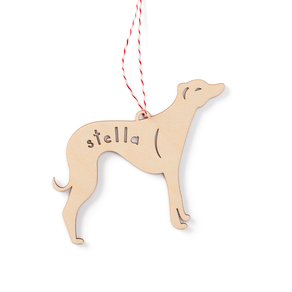 Greyhound/Hound Mix - Dog Custom Ornament