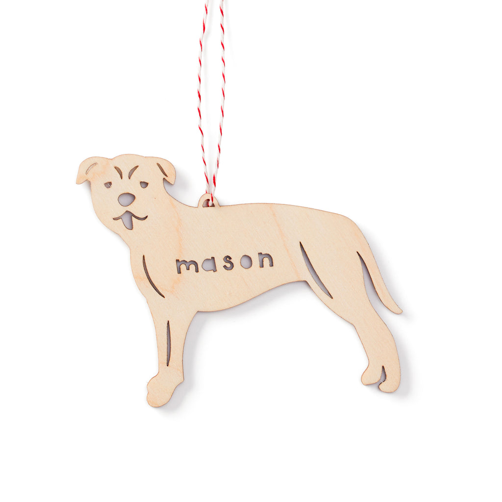 Pit Bull - Dog Custom Ornament