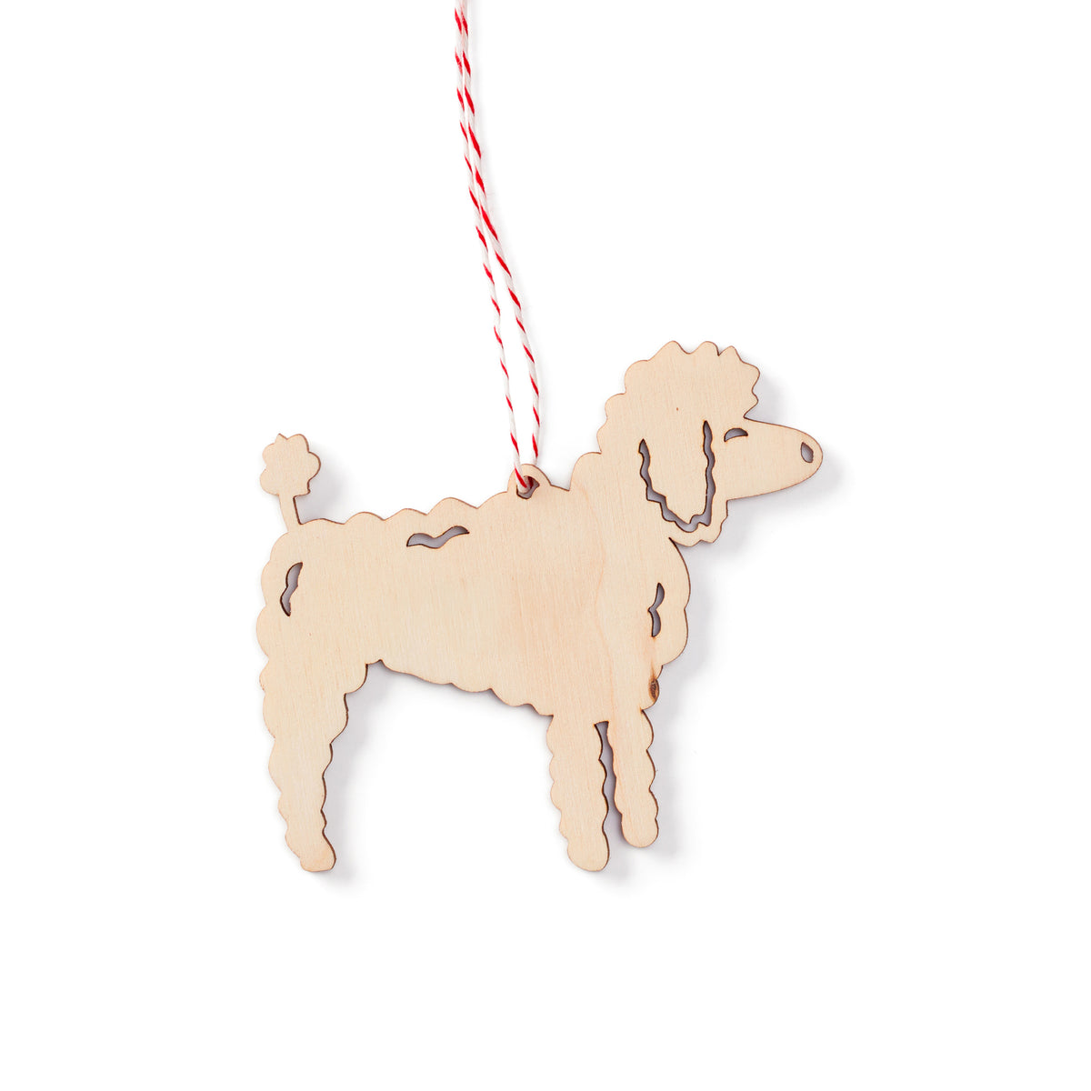 Standard Poodle Dog Ornament