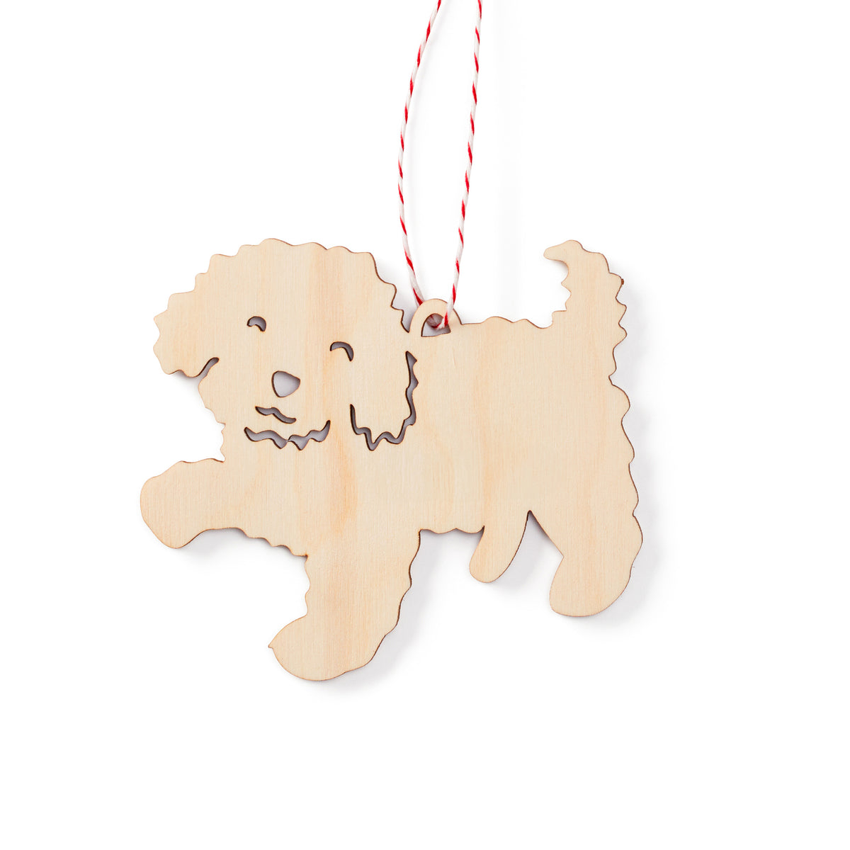 Toy Poodle Dog Ornament