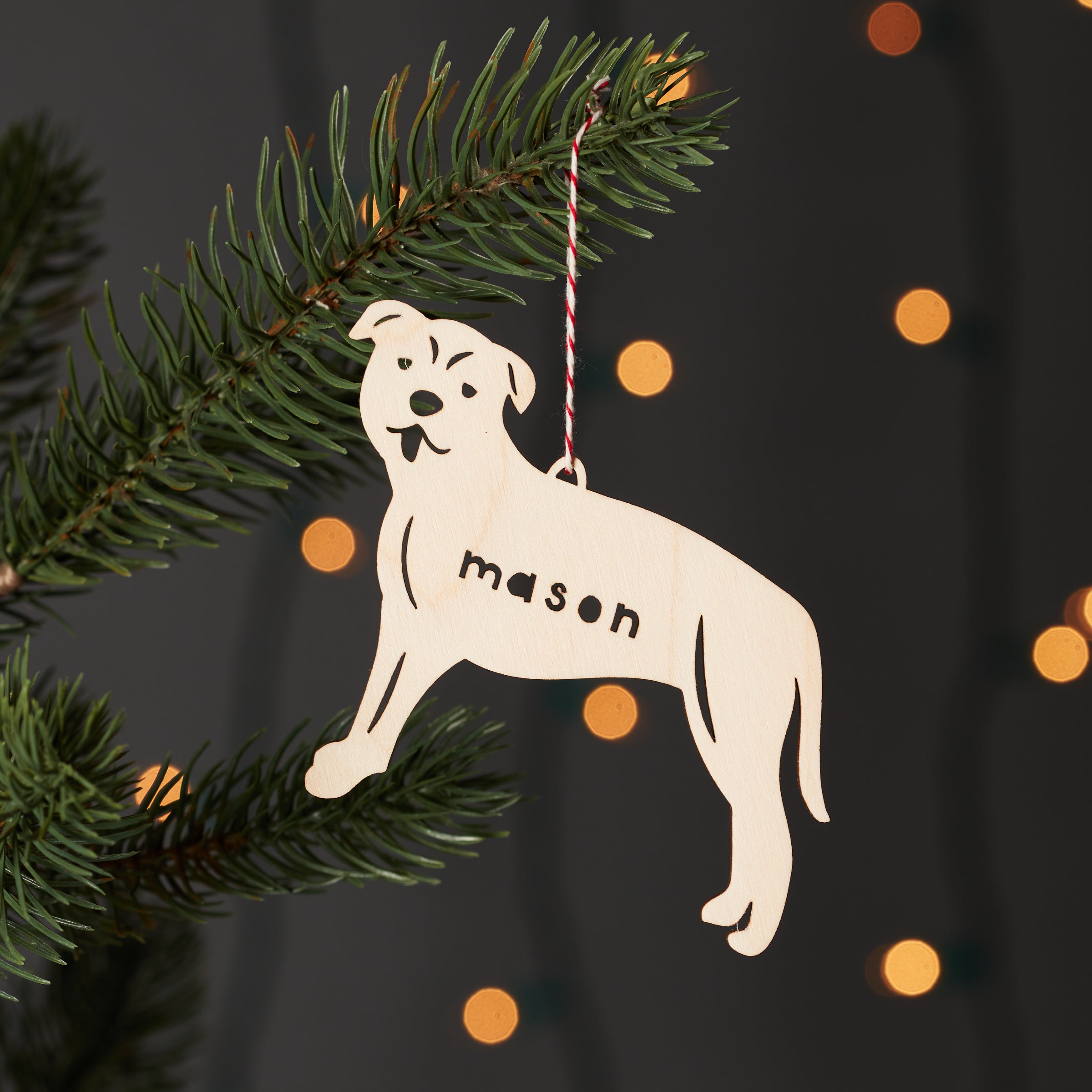 Pit Bull - Dog Custom Ornament