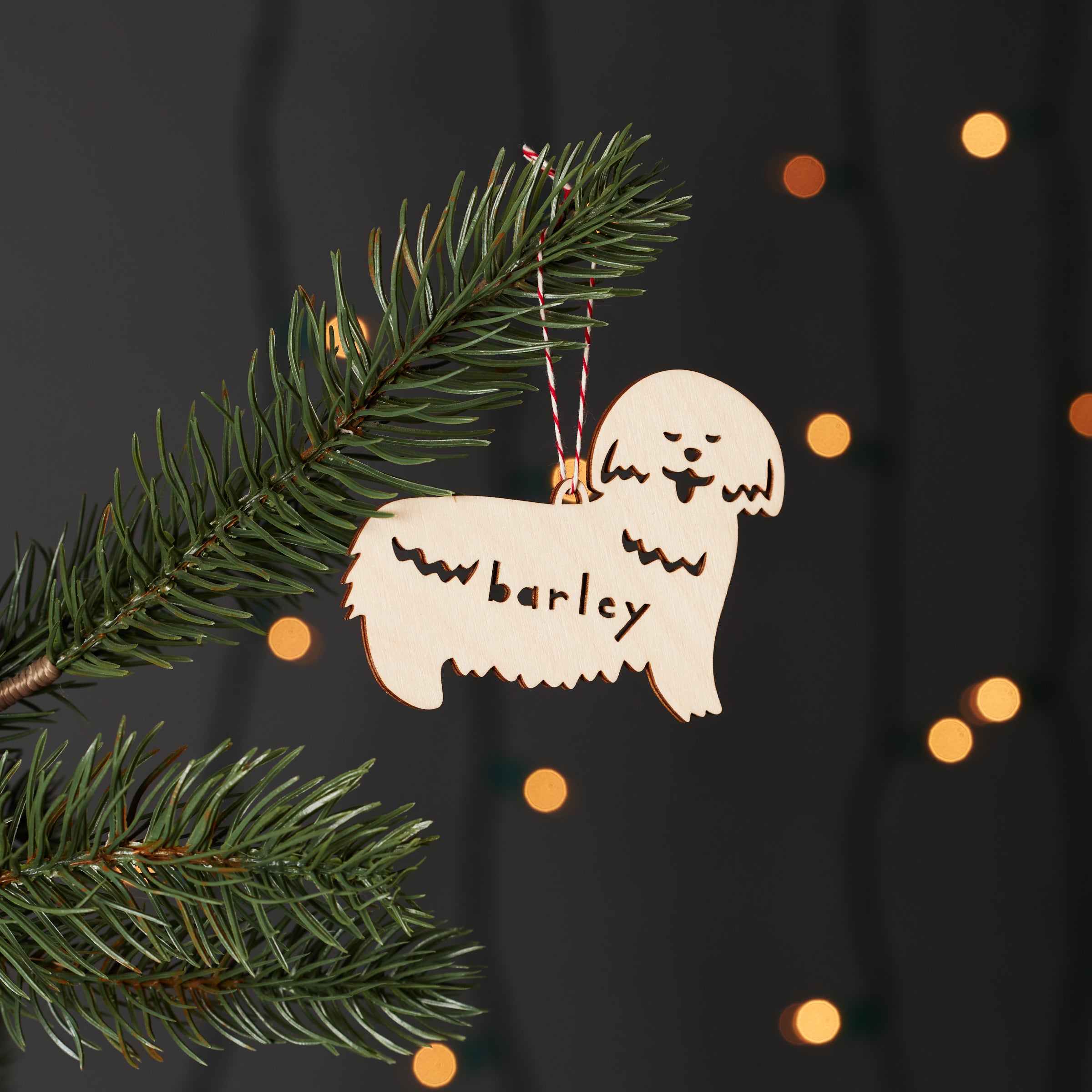 Fluffy Mix - Dog Custom Ornament