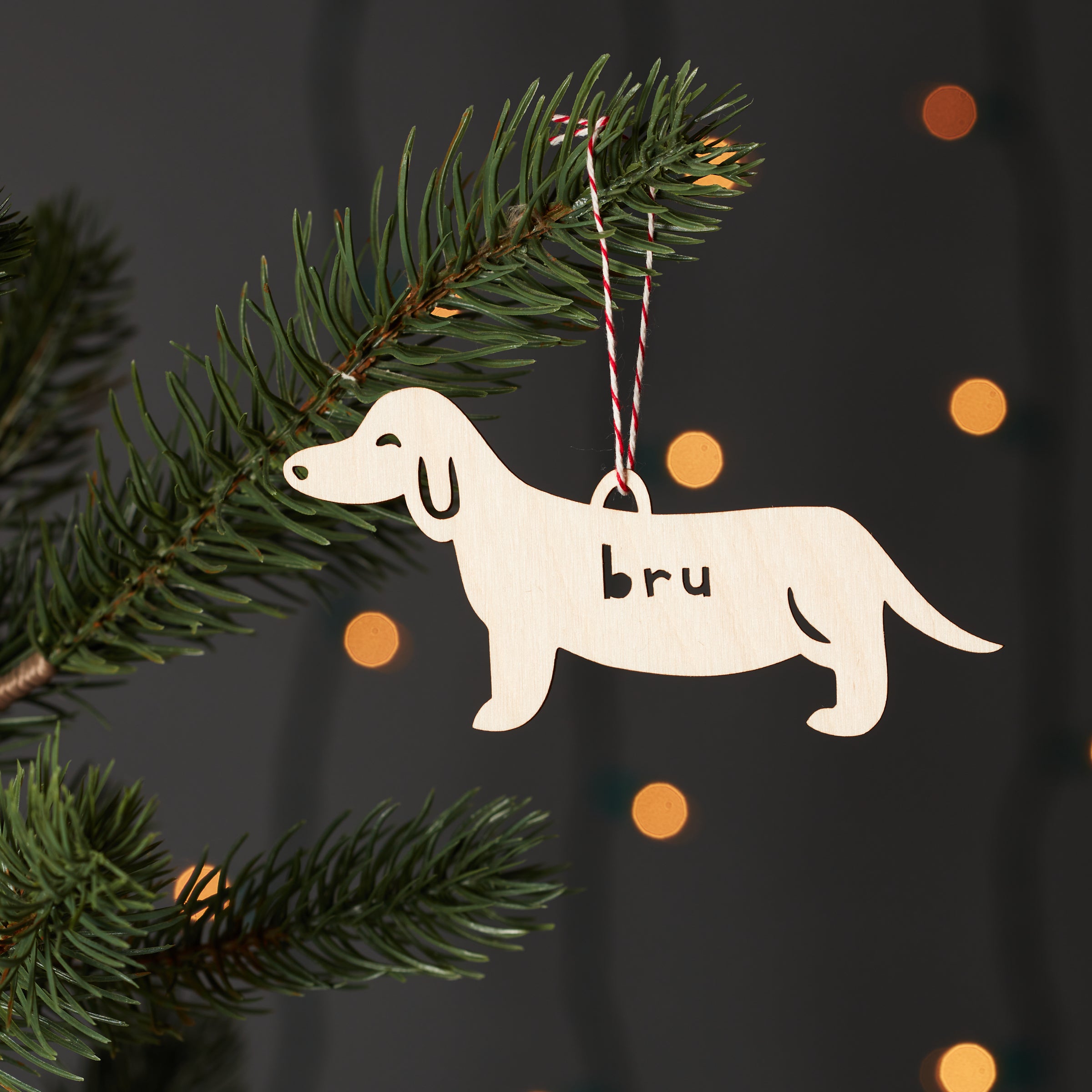 Dachshund/Long Mix 3 - Dog Custom Ornament