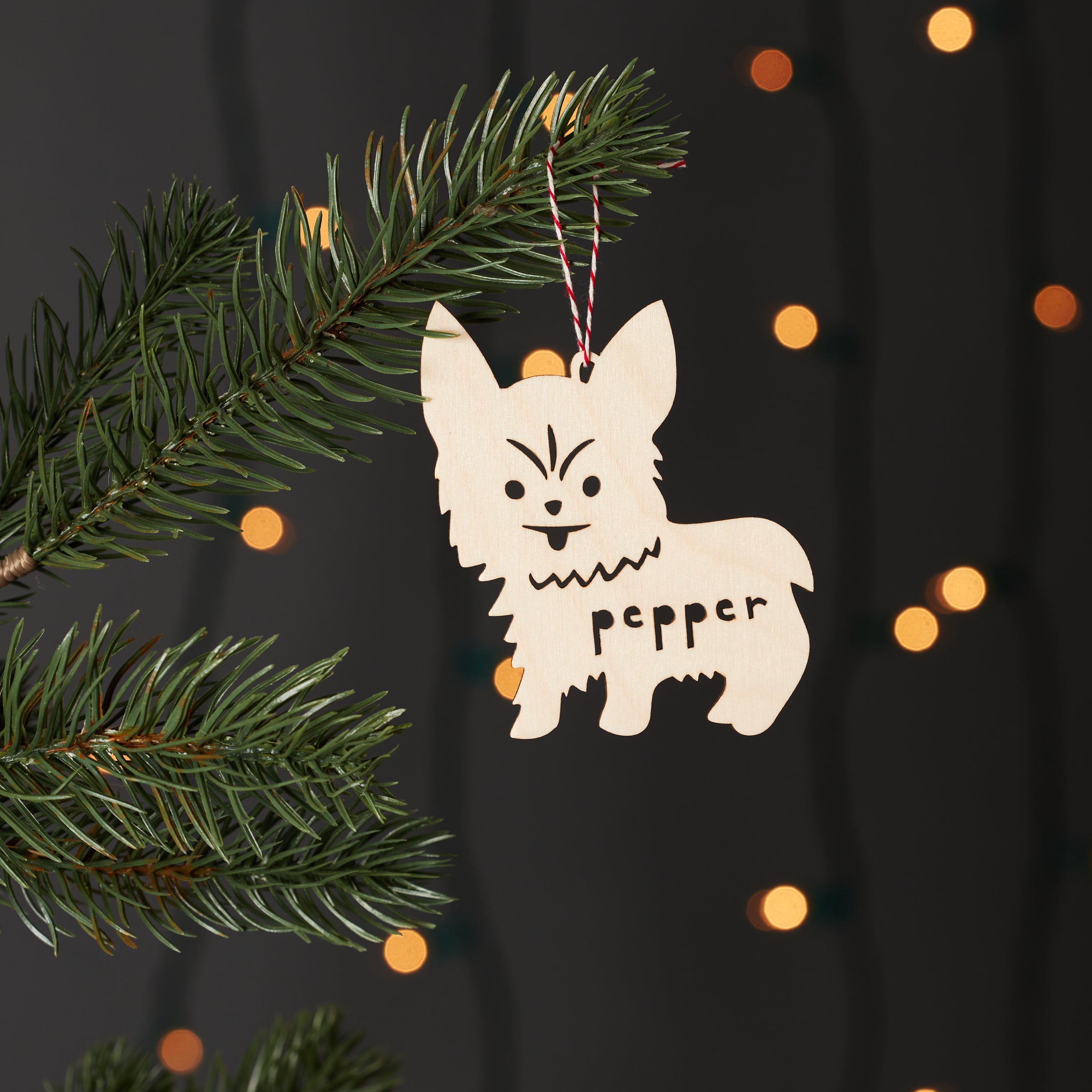Yorkie - Dog Custom Ornament