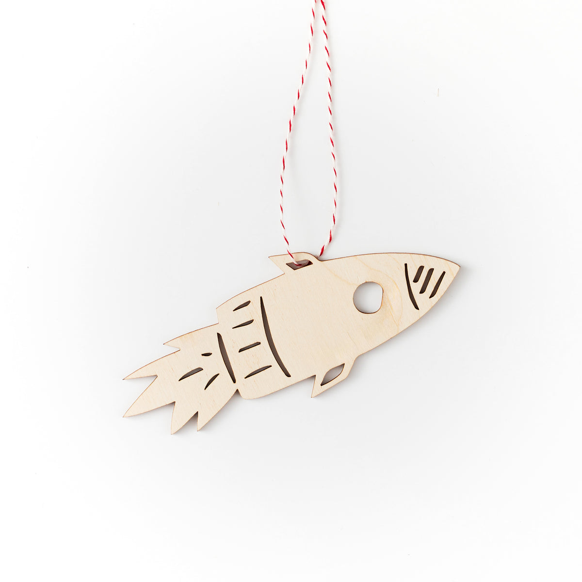 Rocket Space Ship Ornament