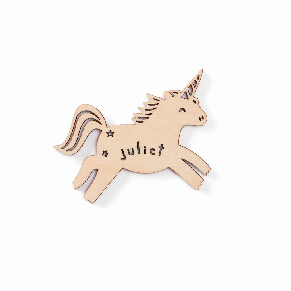 Unicorn - Custom Wooden Magnet