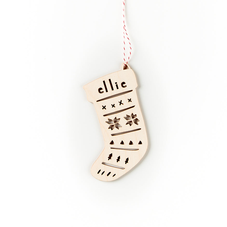 Custom Stocking Ornament