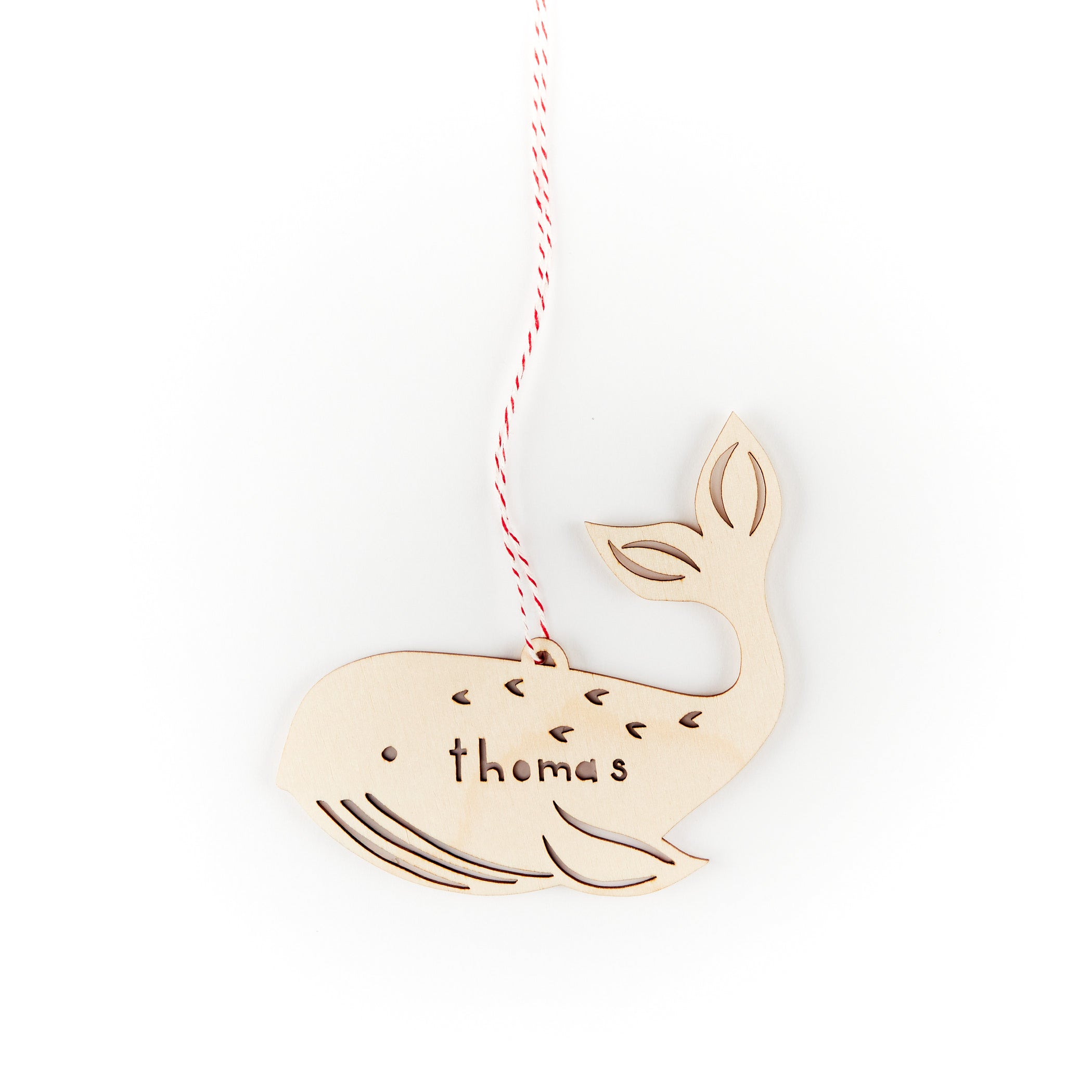 Custom Whale Ornament