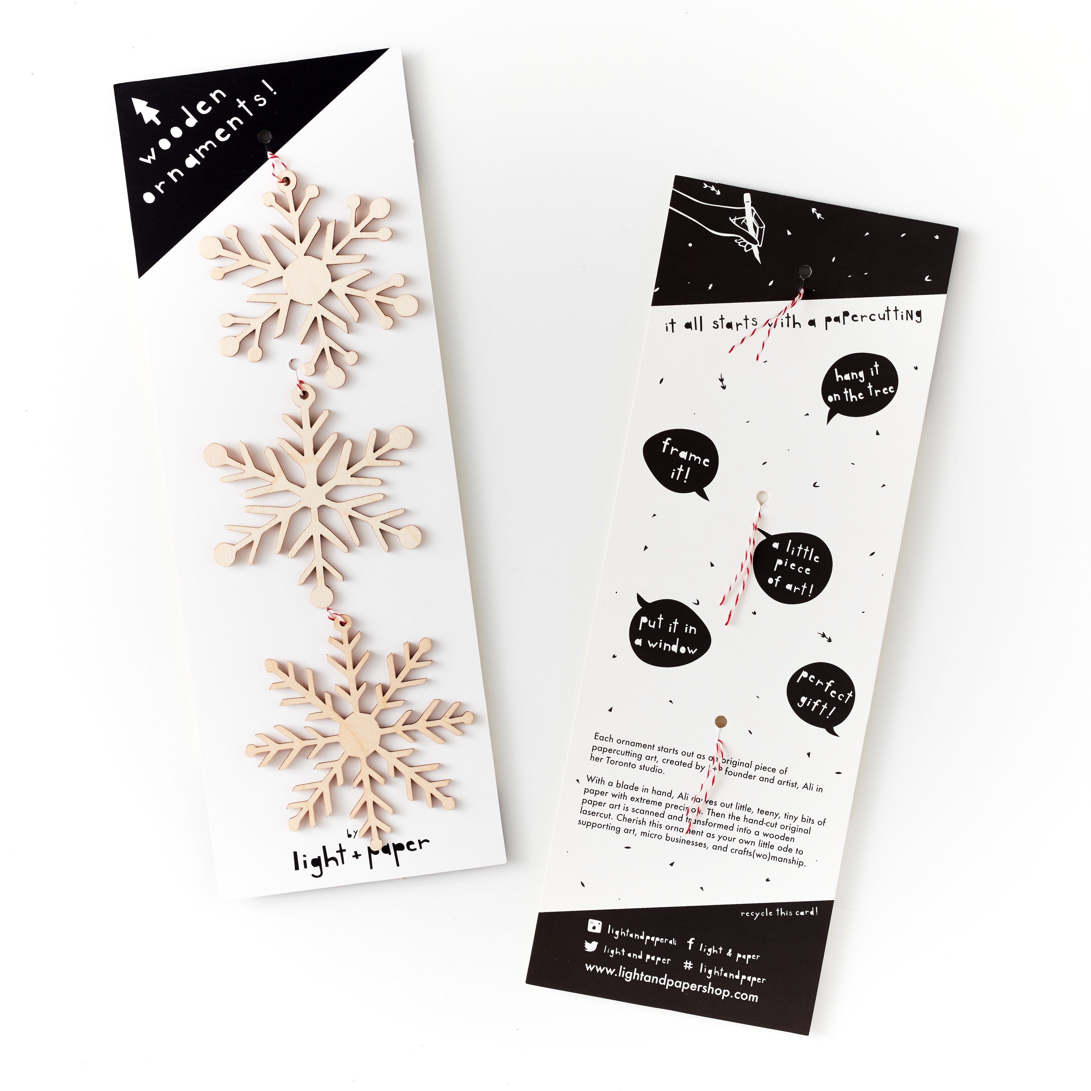 Star Ornaments (set of 3)