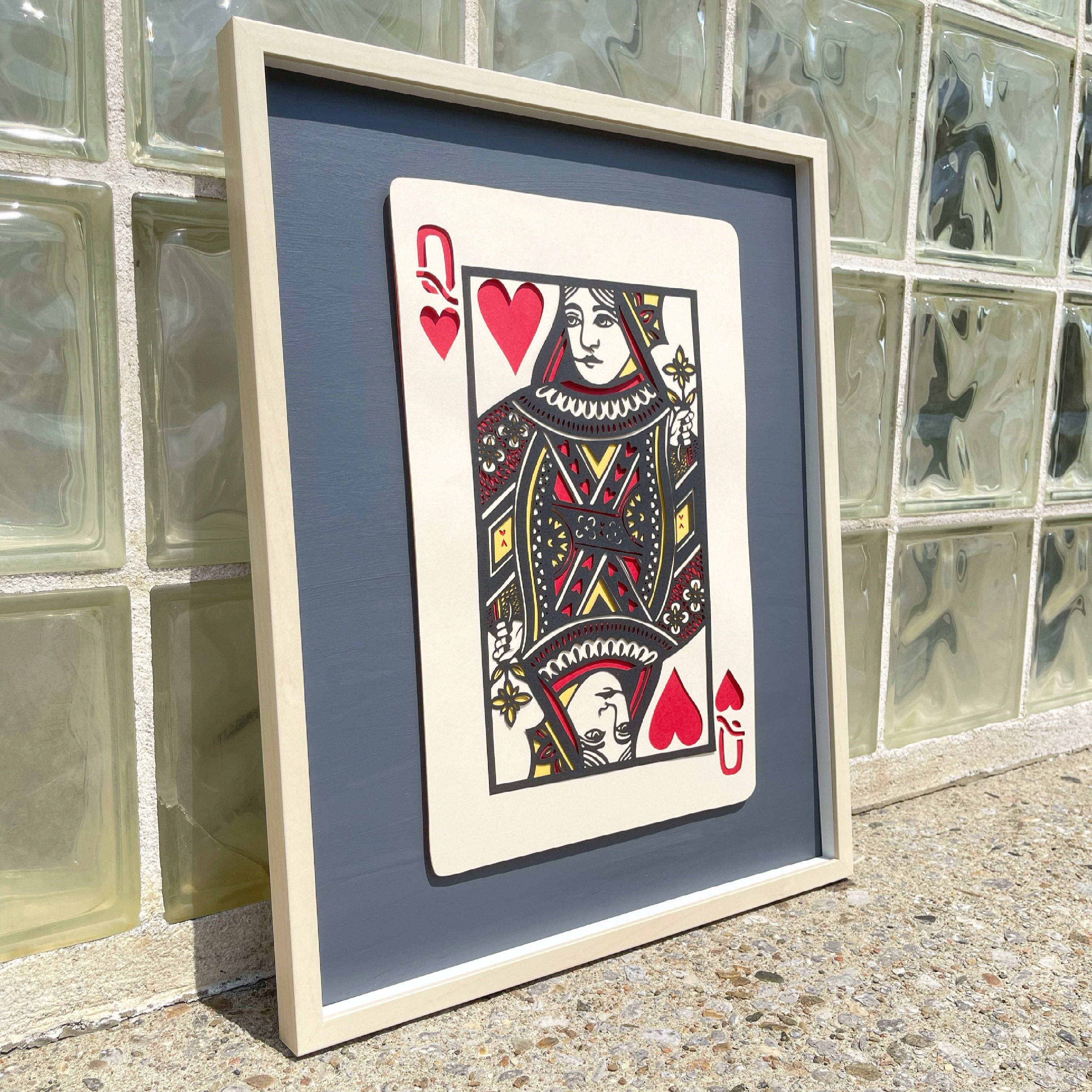 Queen of Hearts Papercutting