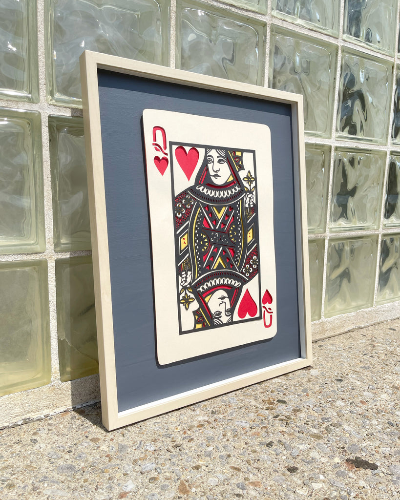 Queen of Hearts Papercutting