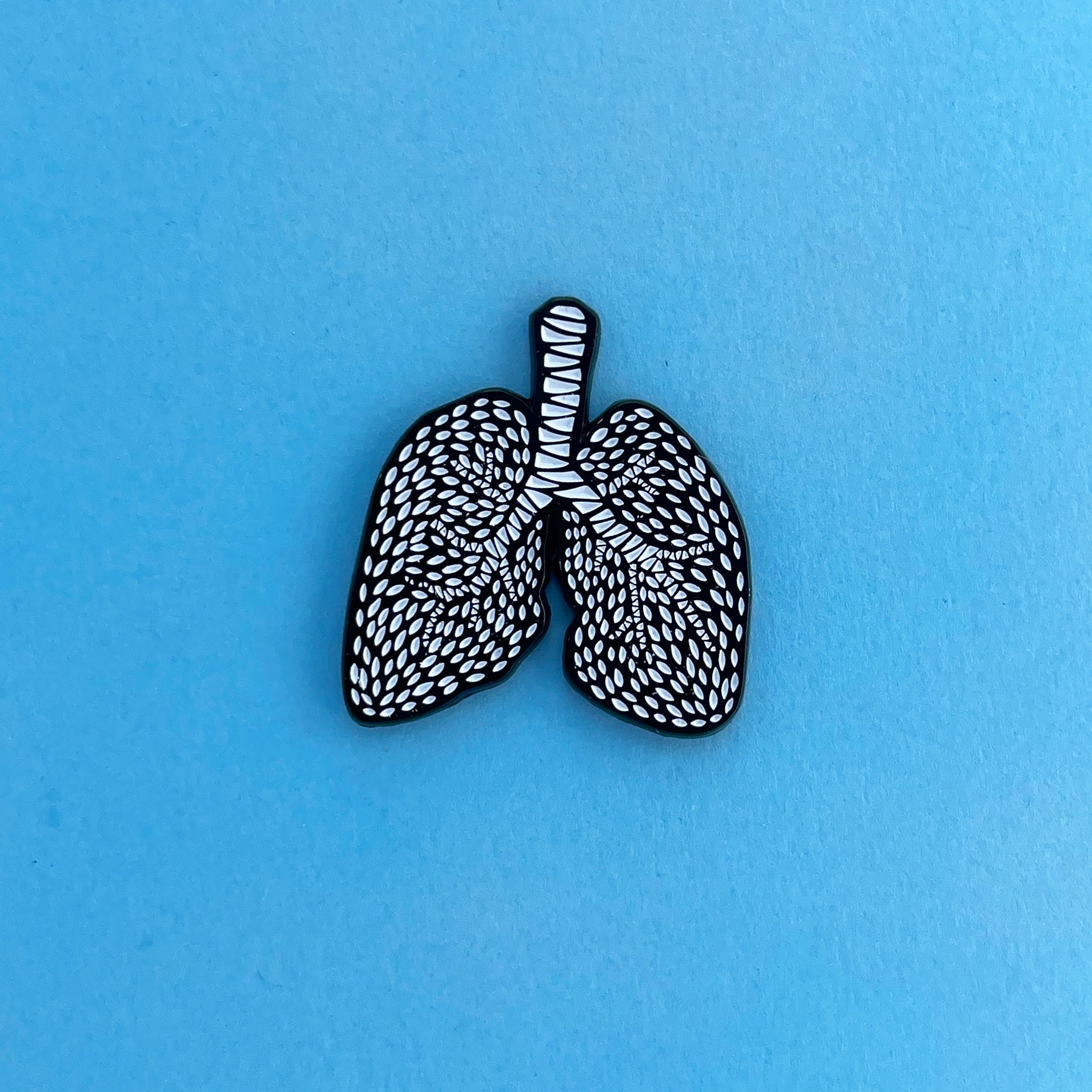 Lungs Enamel Magnet