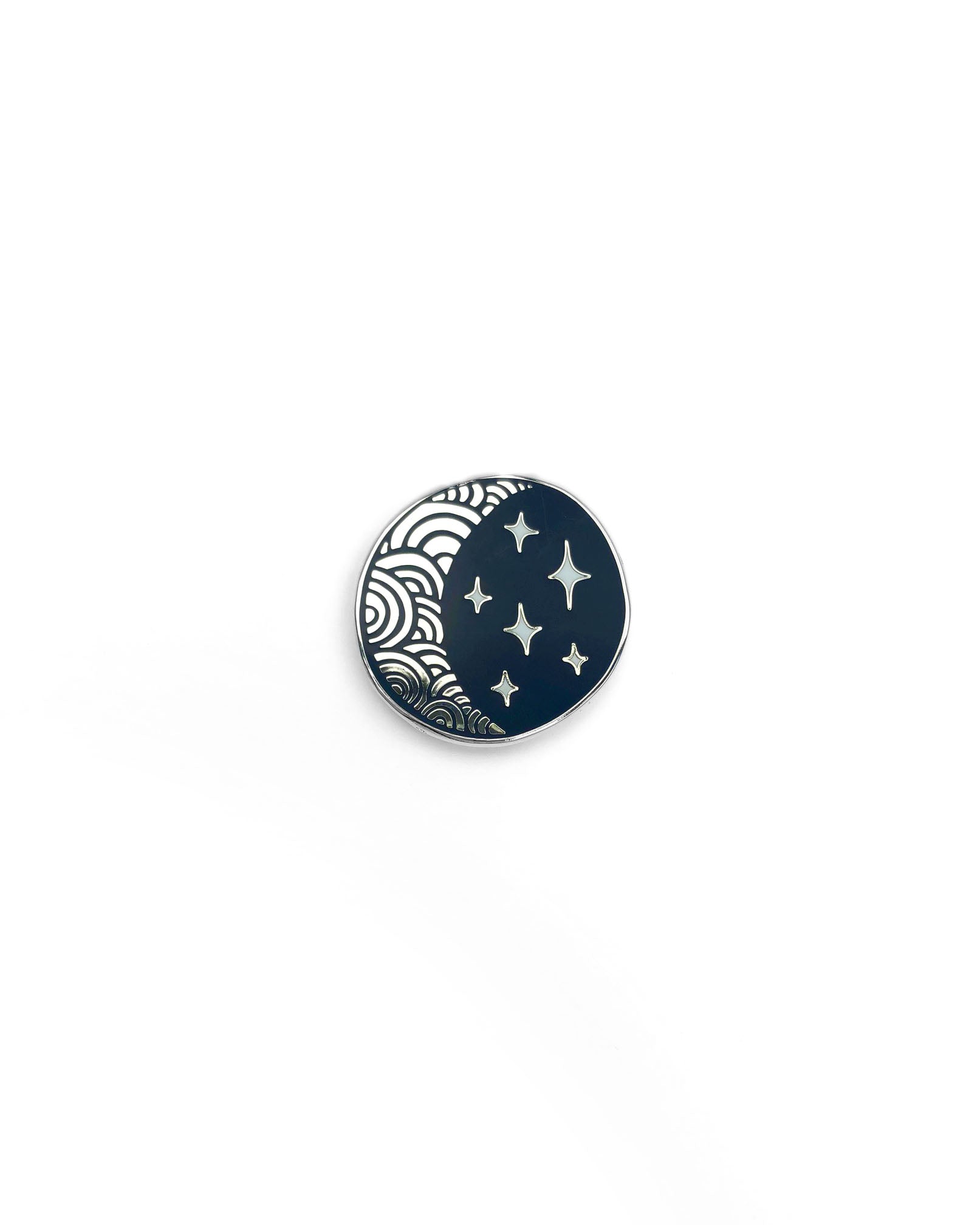Moon and Stars Enamel Pin