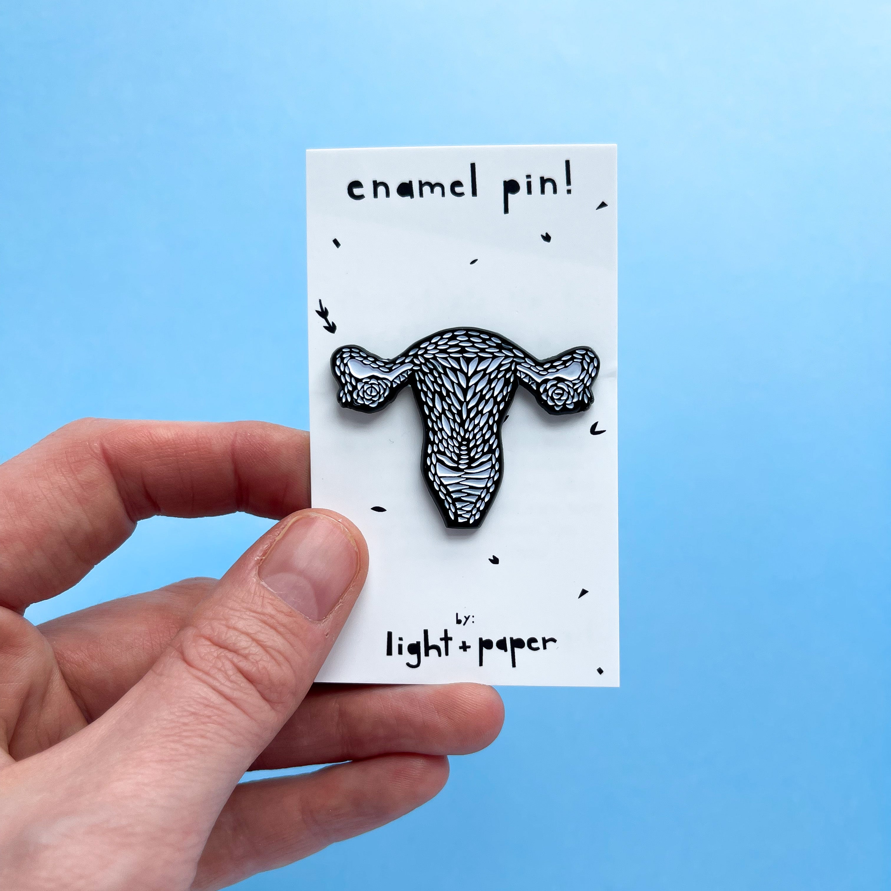 Uterus Enamel Pin