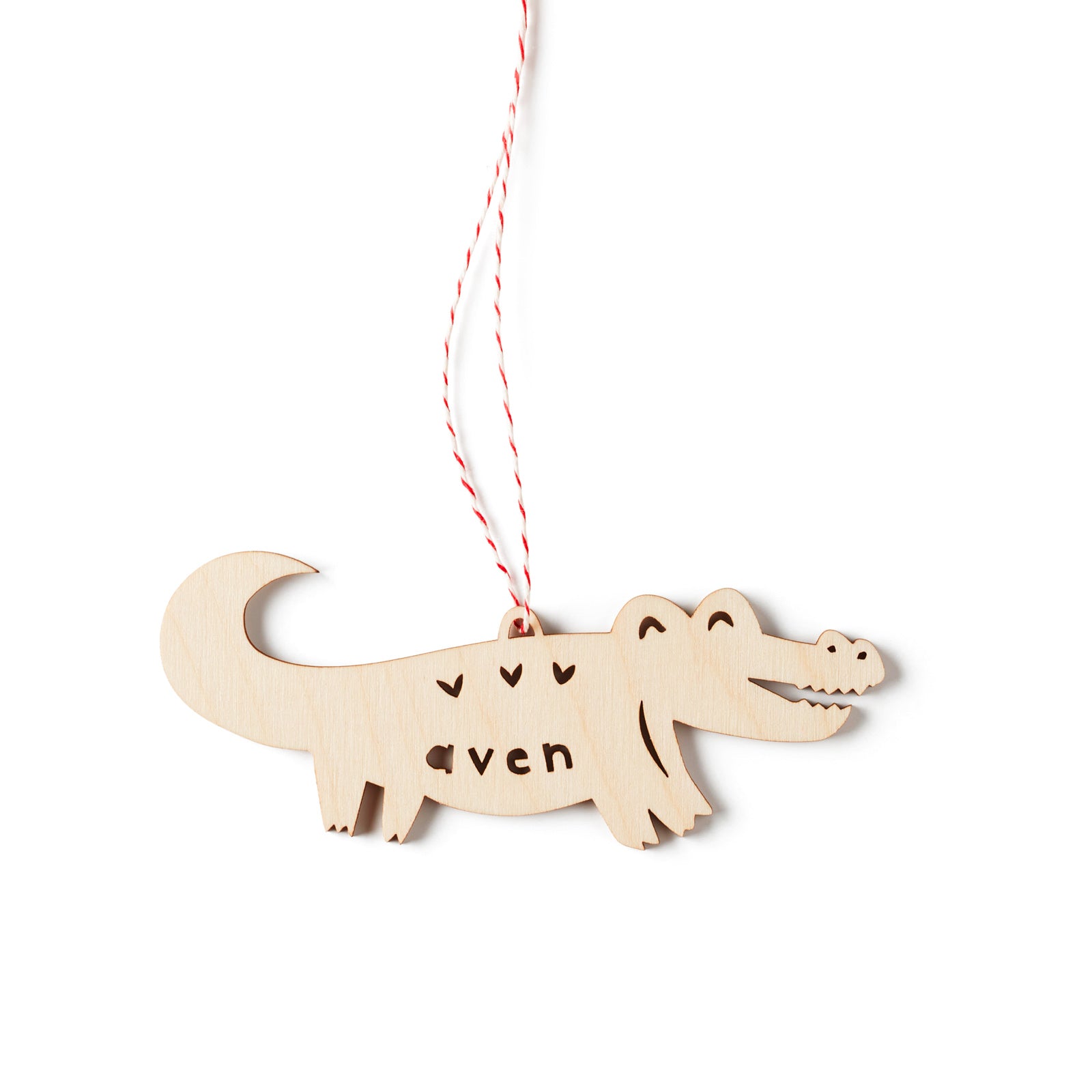 Crocodile Custom Ornament
